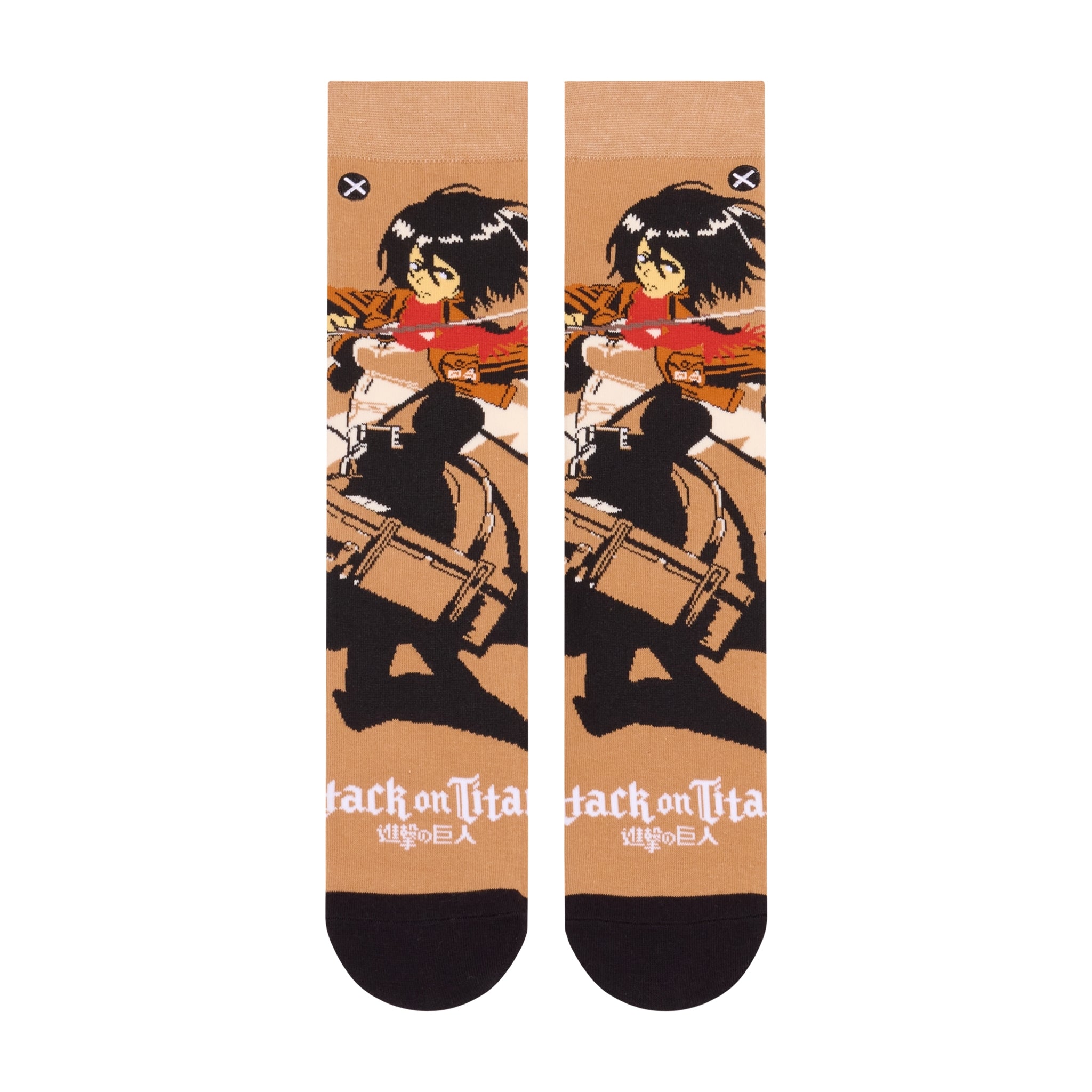 Attack On Titan Mikasa Ackerman Men's Crew Socks
