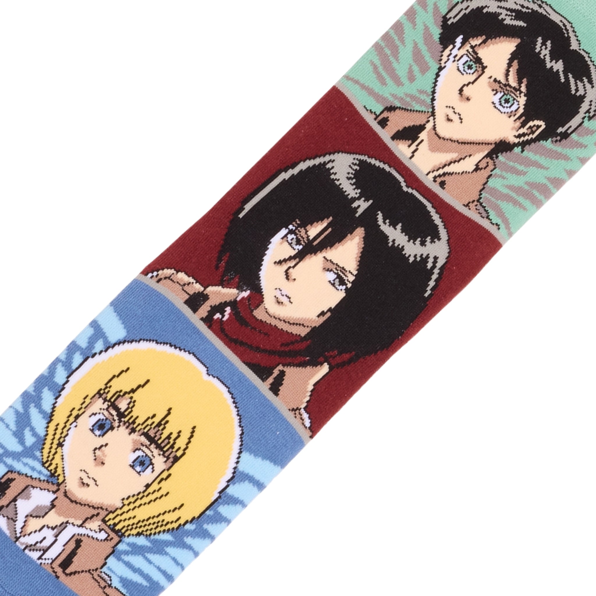Attack On Titan Scouts Mash Up Crew Socks
