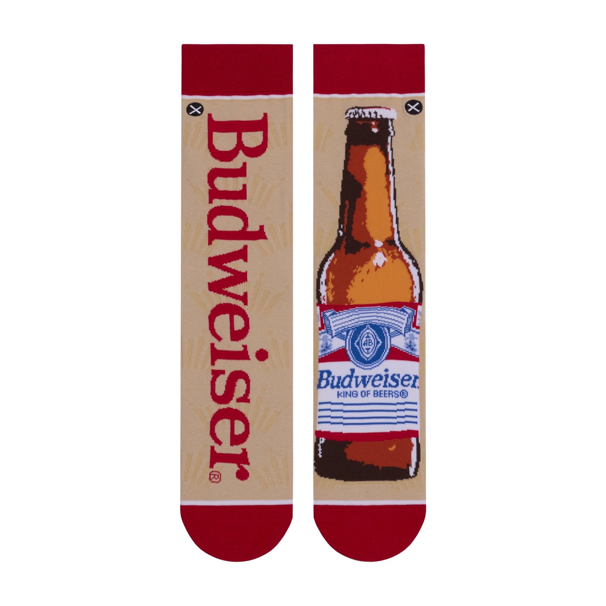 Budweiser Split Men's Crew Socks