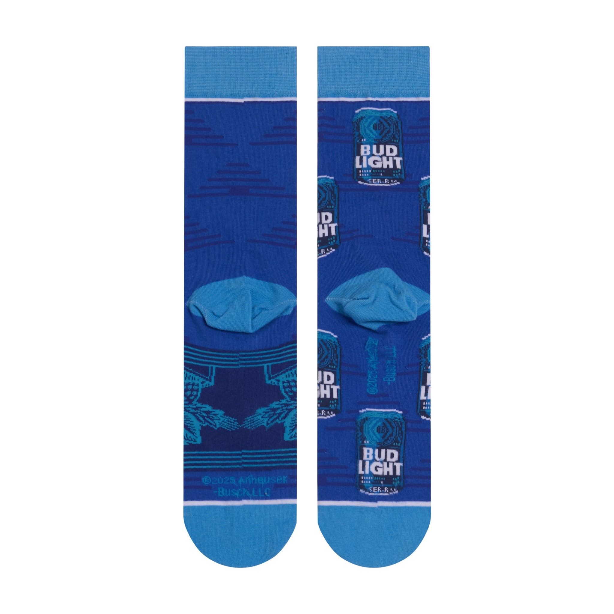 Bud Light Split Men's Crew Socks