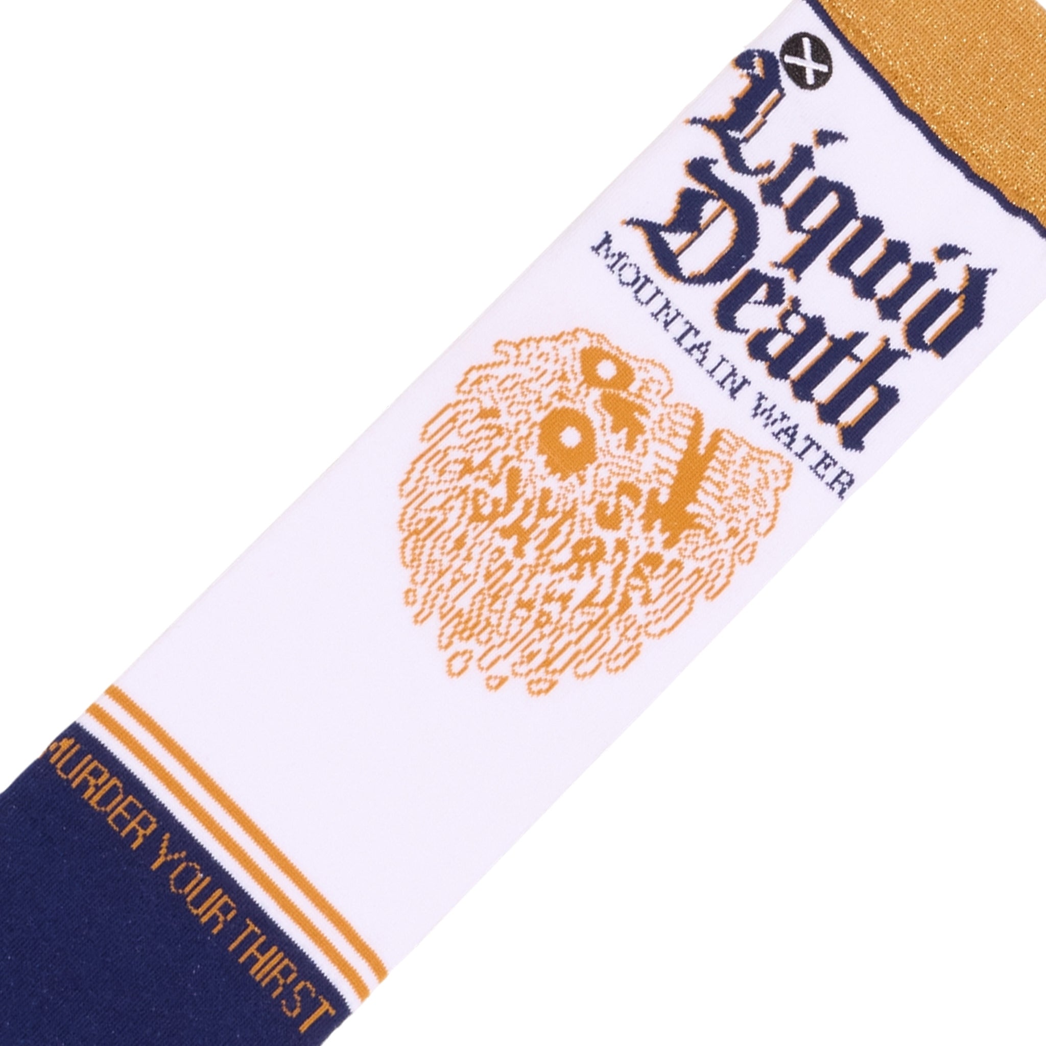 Liquid Death Mountain Water Men's Crew Socks
