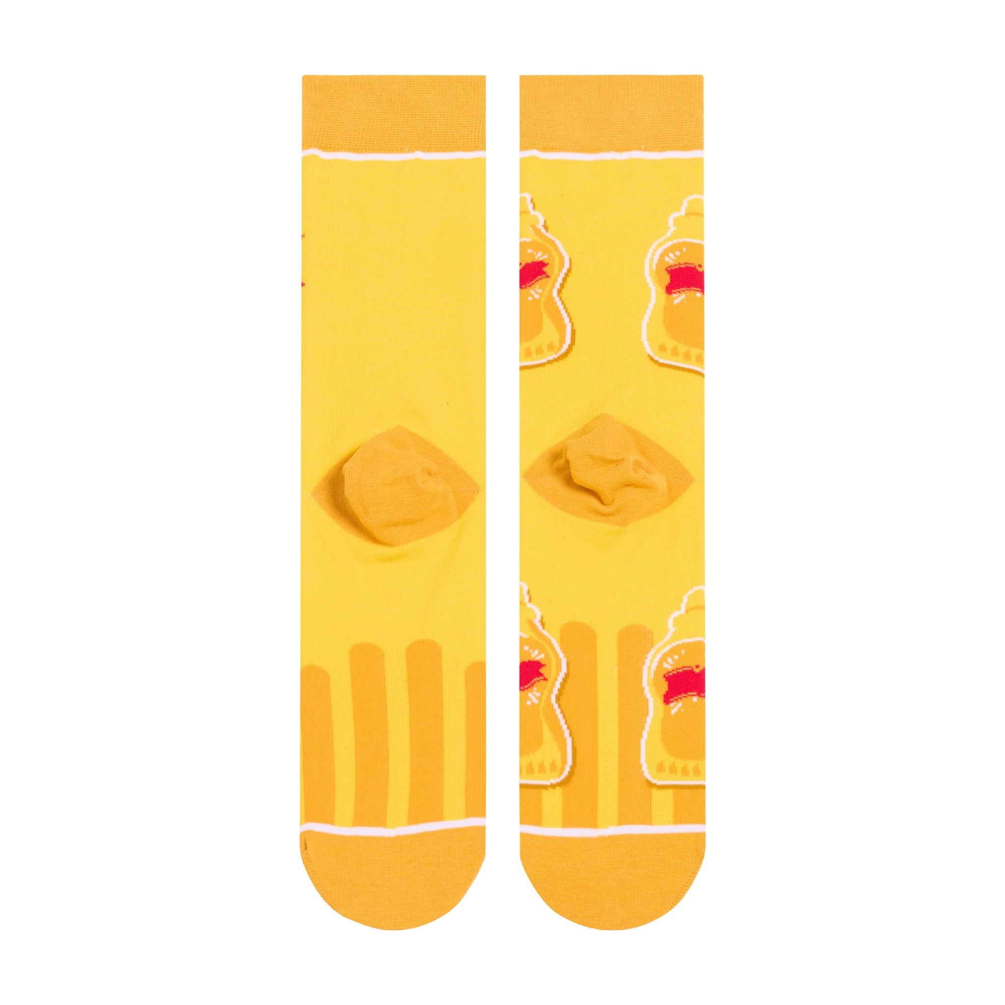 French's Mustard Split Men's Crew Socks