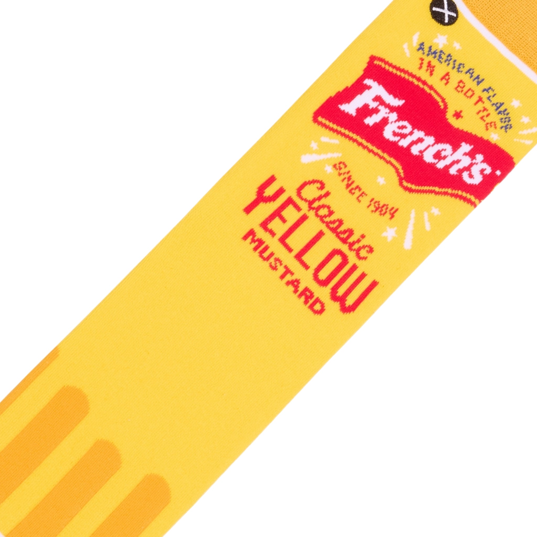 French's Mustard Split Men's Crew Socks