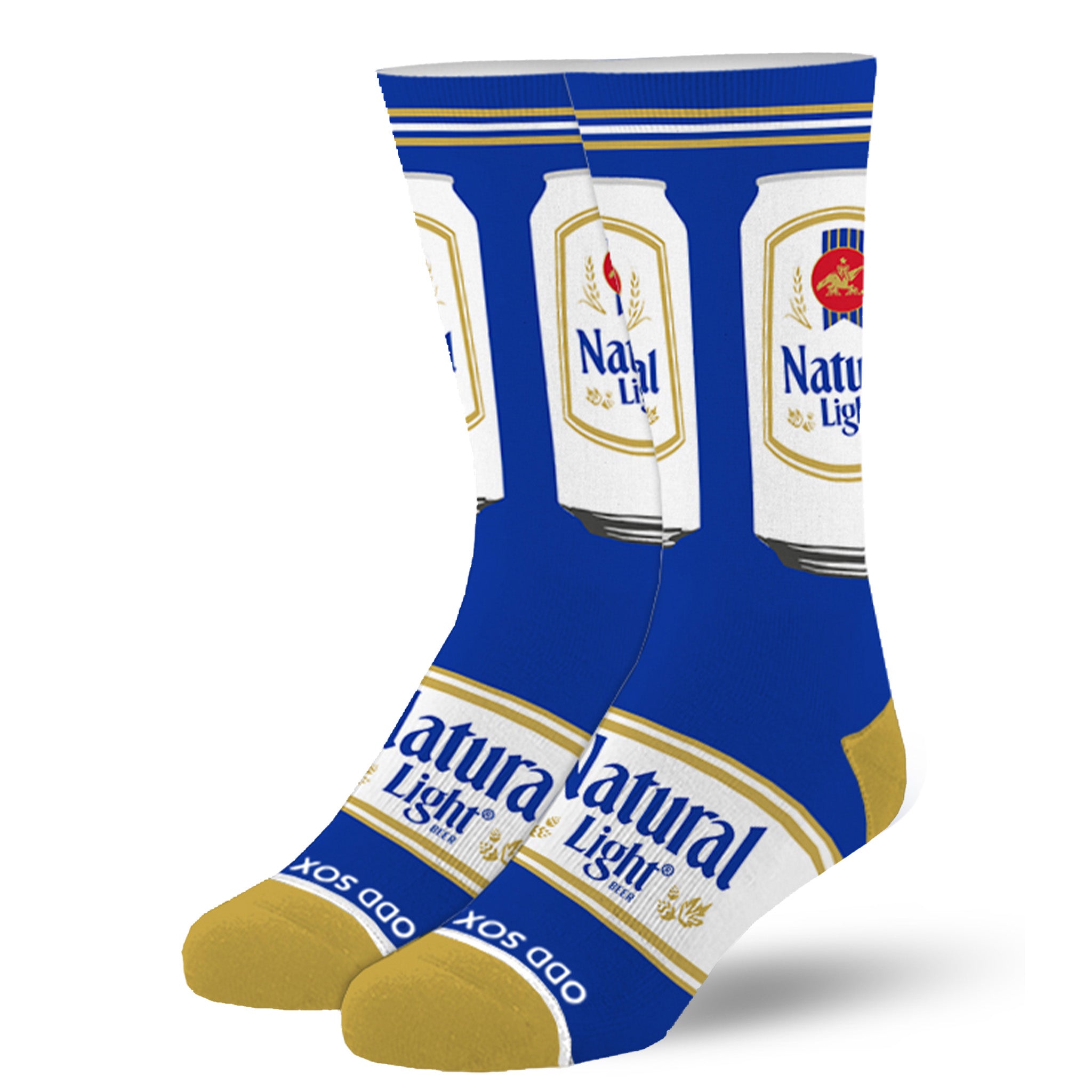 Natural Light Men's Crew Socks