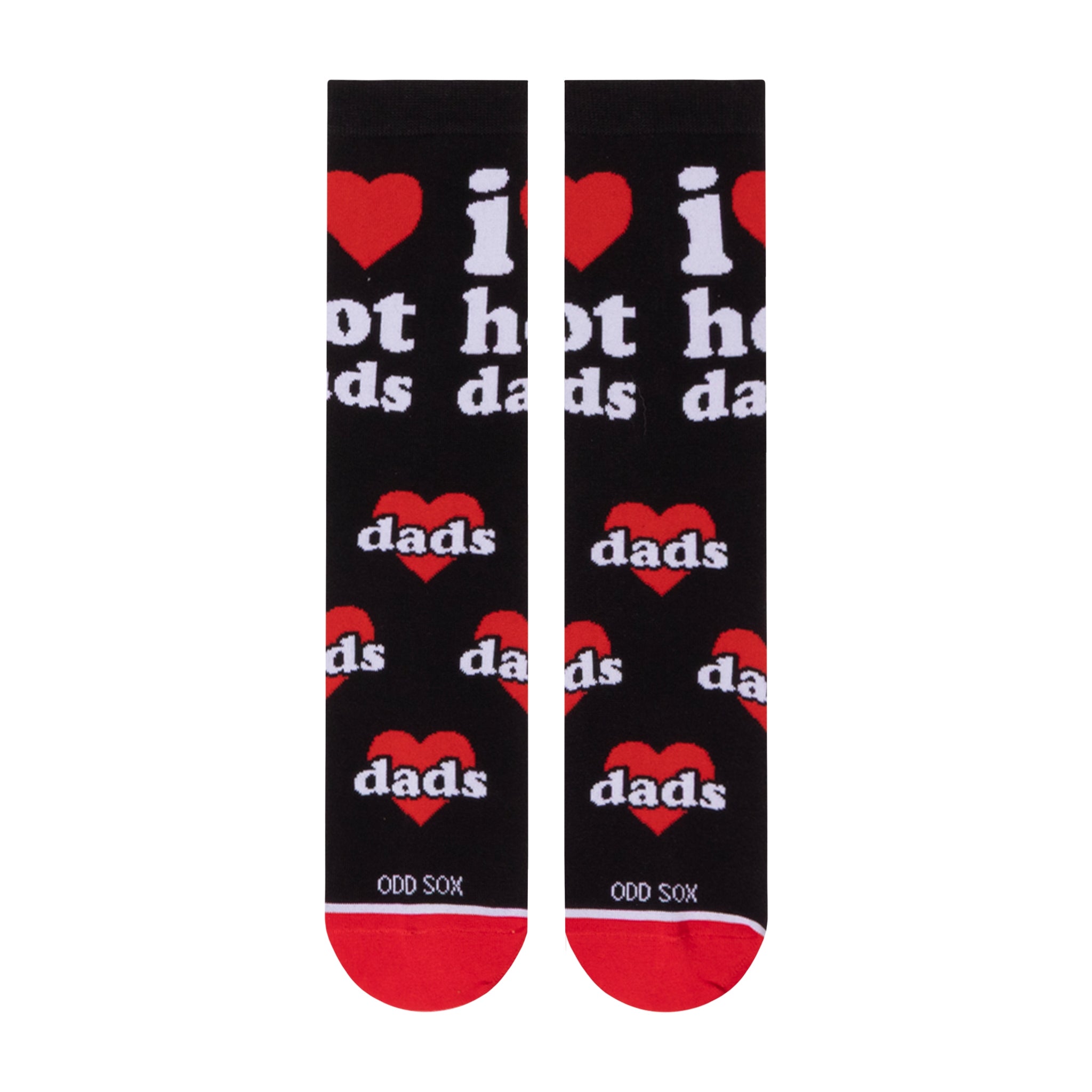I Love Hot Dads Women's Crew Socks