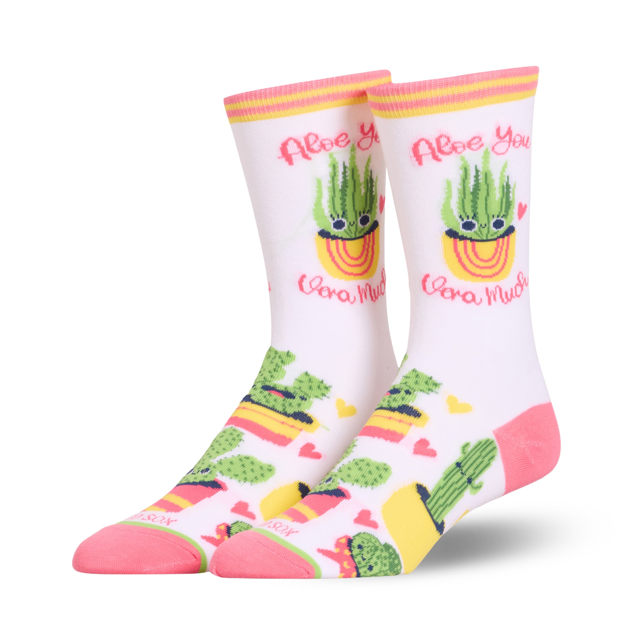 Aloe You Vera Much Women's Crew Socks