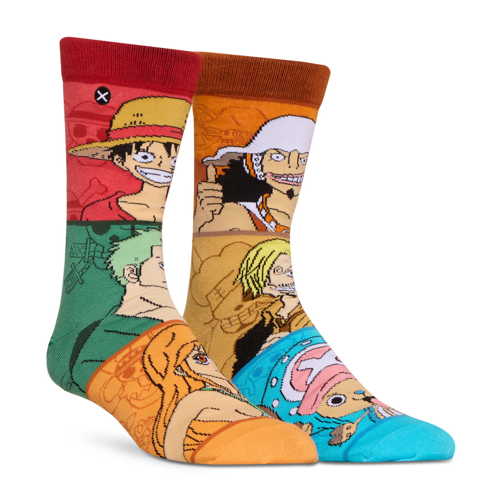 One Piece Mash Up Split Men's Crew Socks