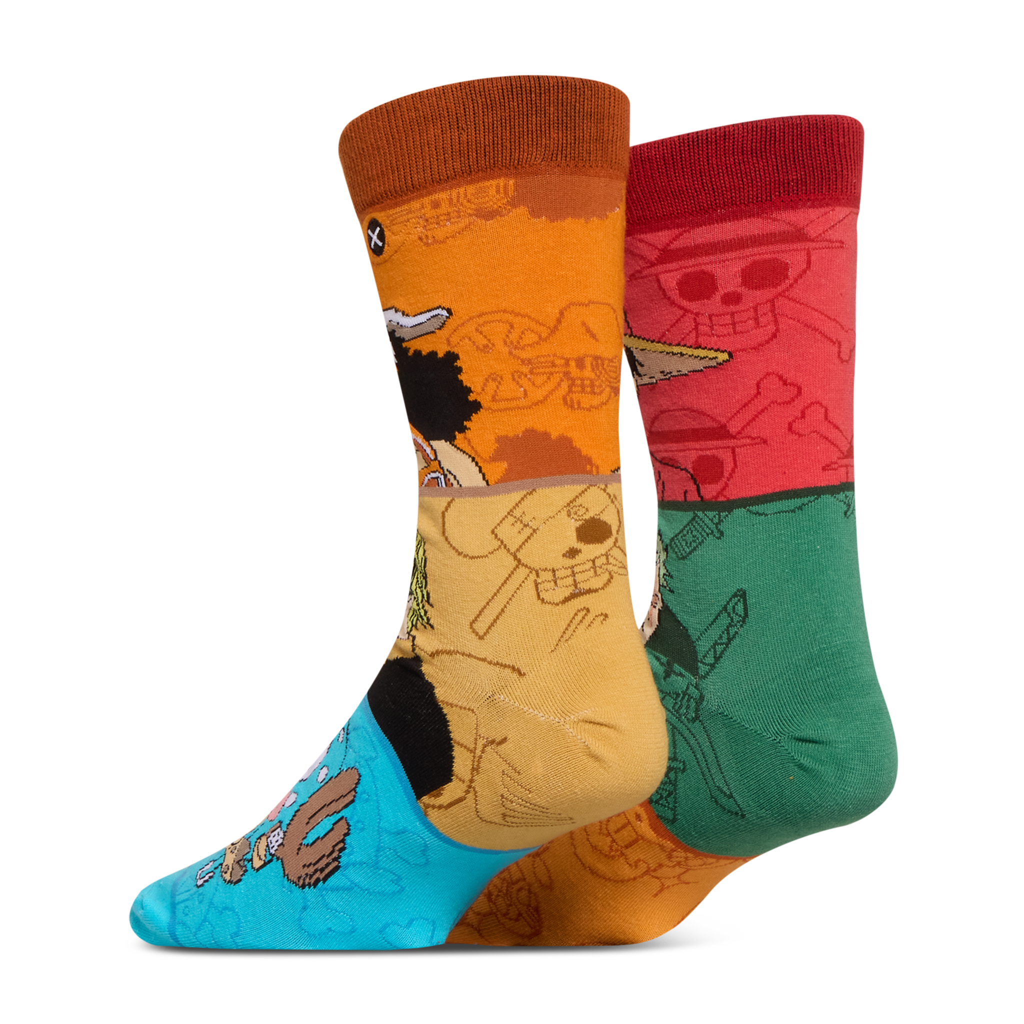 One Piece Mash Up Split Men's Crew Socks