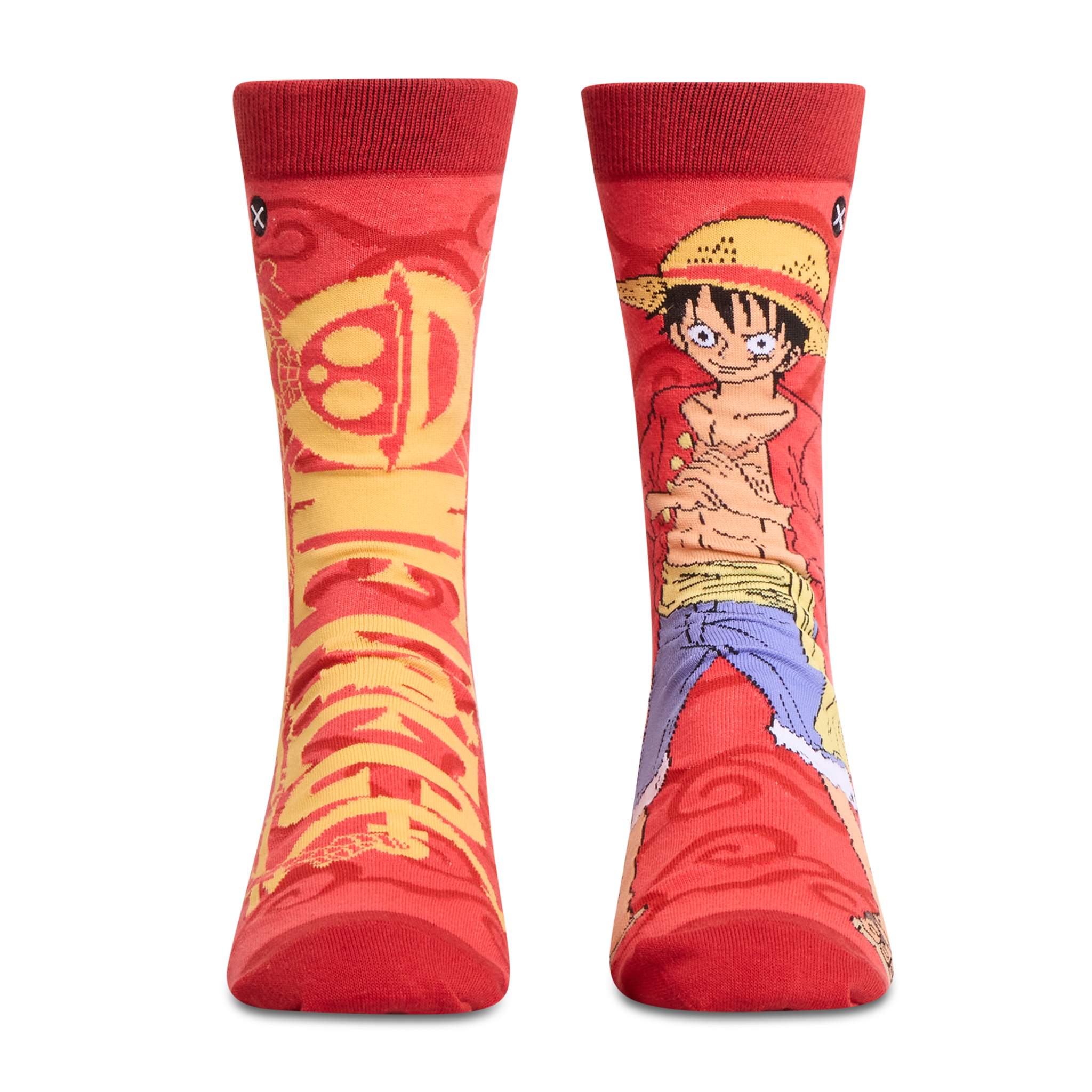 One Piece Luffy Split Men's Crew Socks