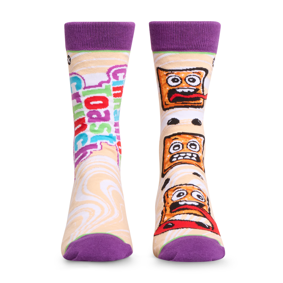 Cinnamon Toast Crunch Split Men's Crew Socks