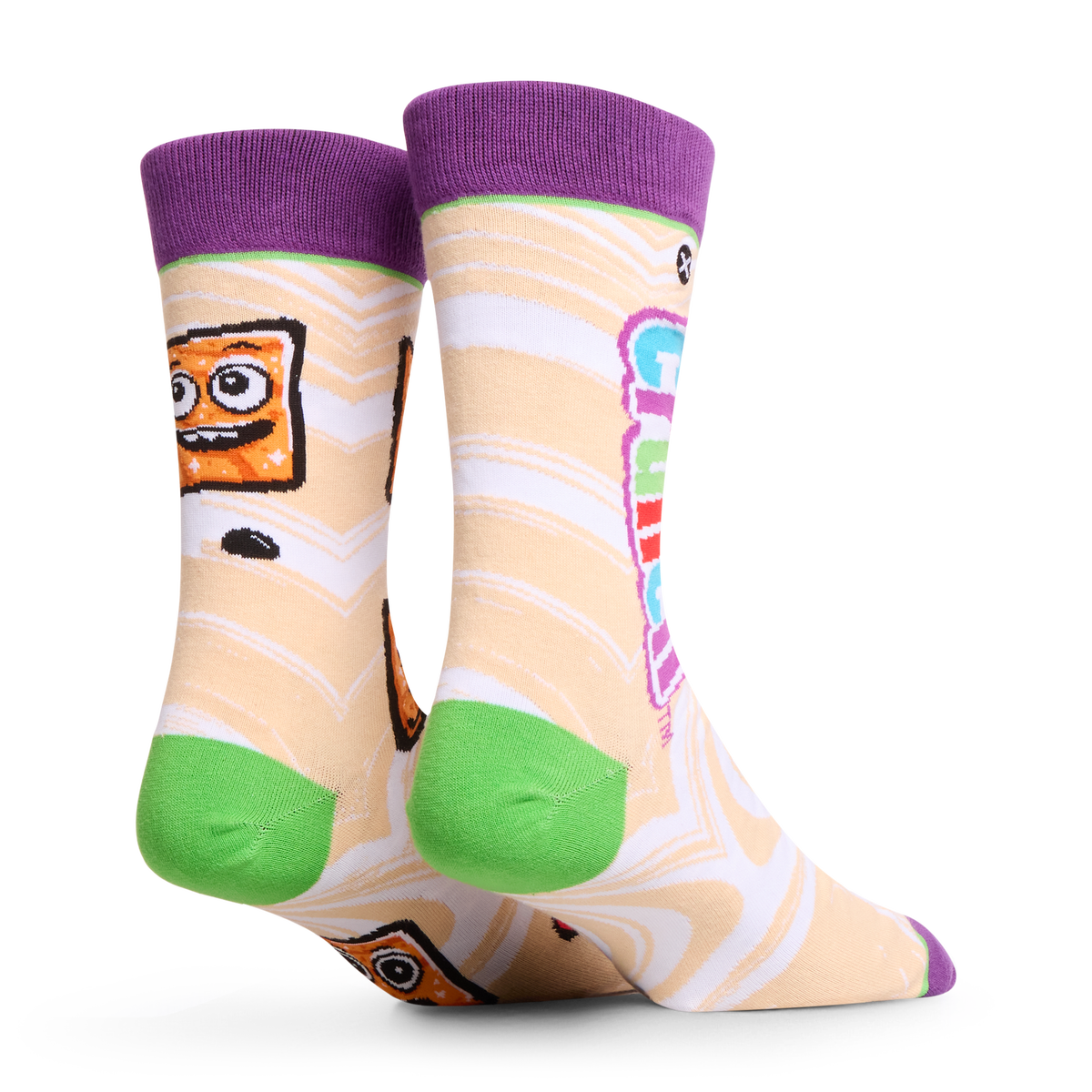 Cinnamon Toast Crunch Split Men's Crew Socks