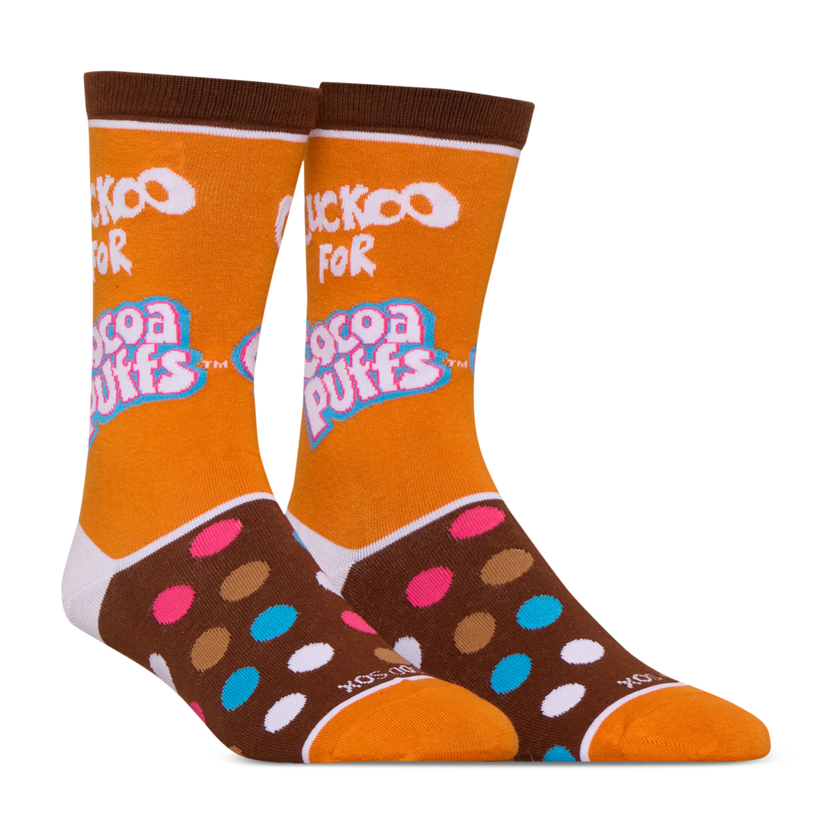 Cocoa Puffs Going Cuckoo Crew Socks