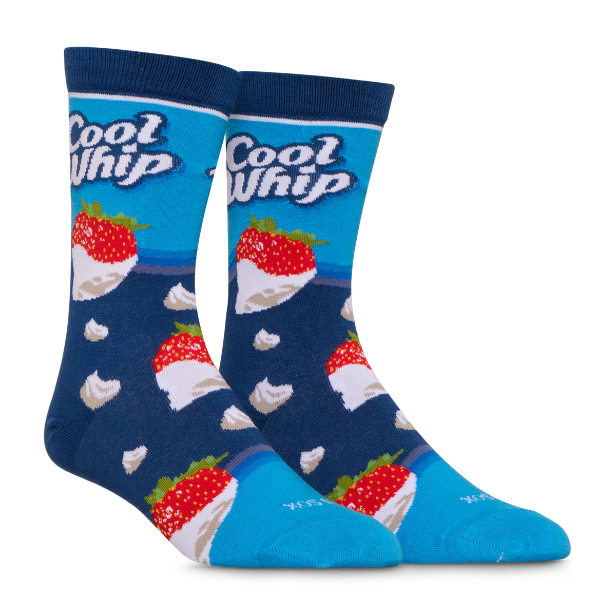 Cool Whip Dipped Crew Socks