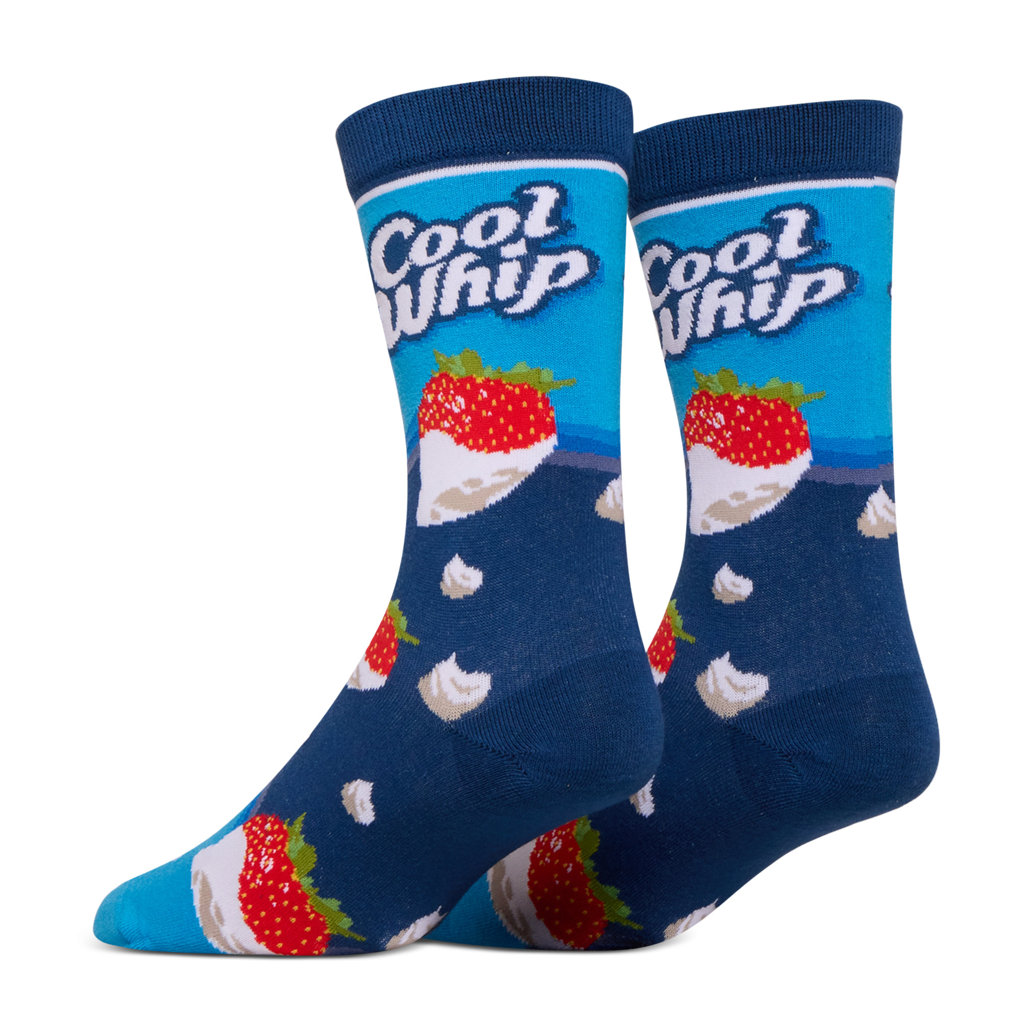 Cool Whip Dipped Crew Socks