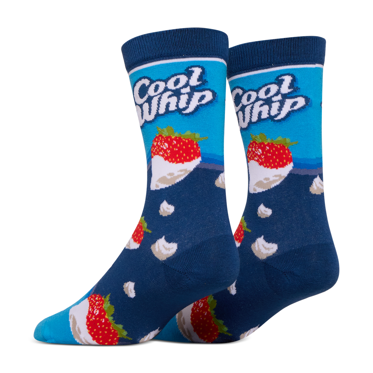 Cool Whip Dipped Crew Socks