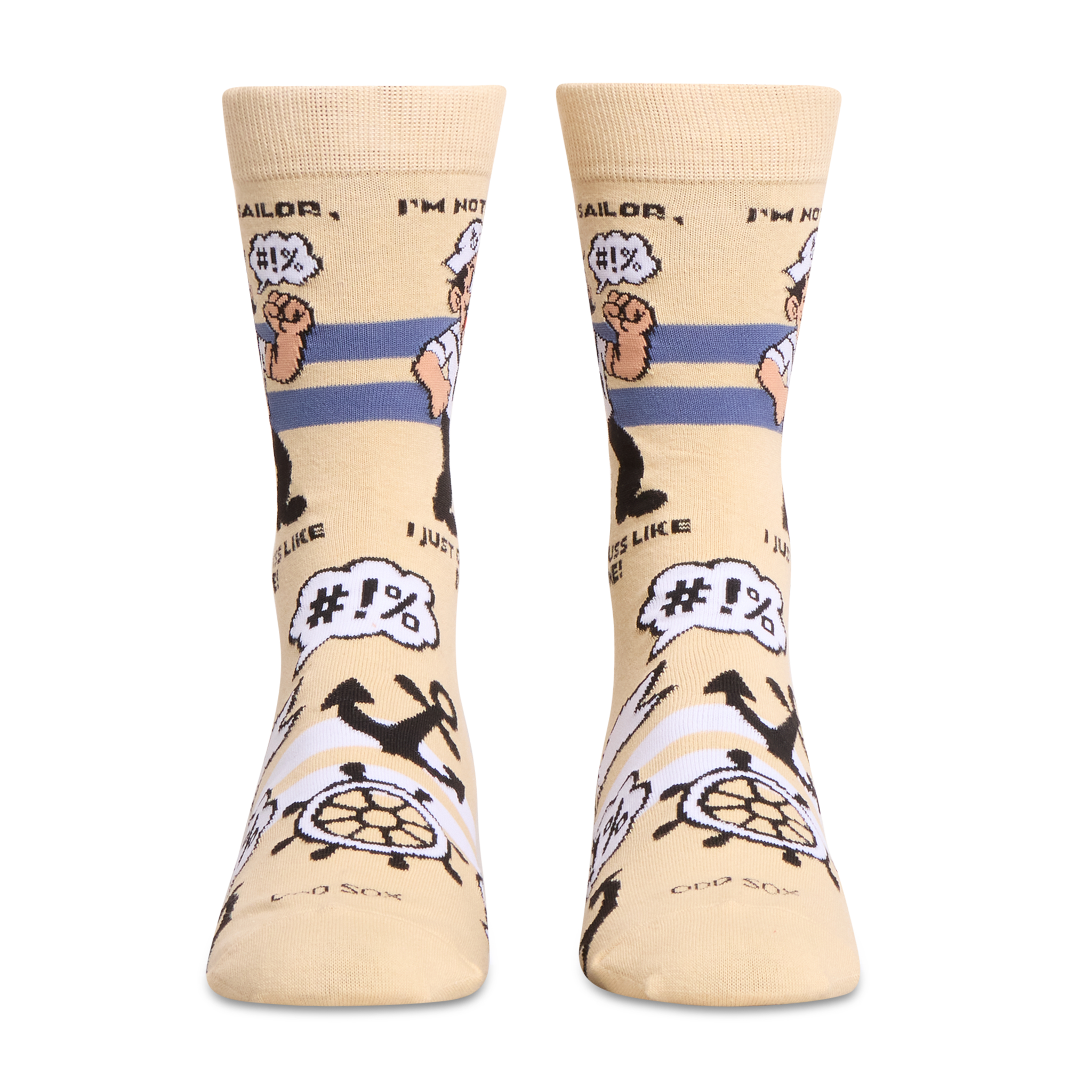 Not A Sailor, I Just Cuss Crew Socks