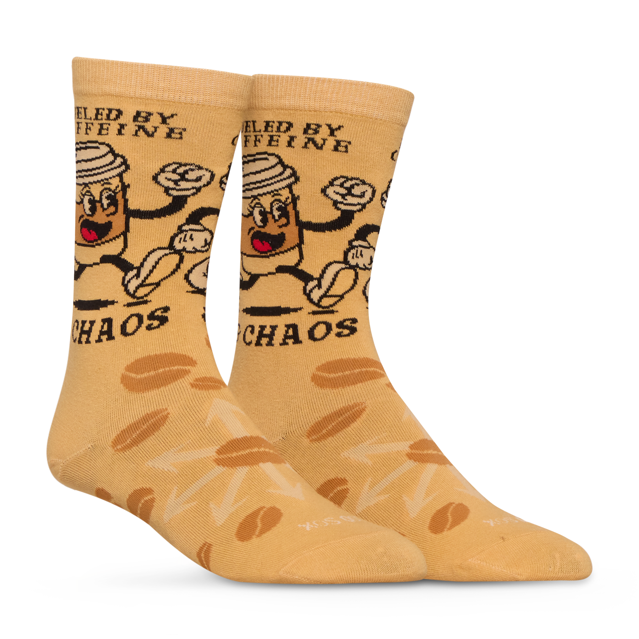 Fueled By Caffeine Crew Socks