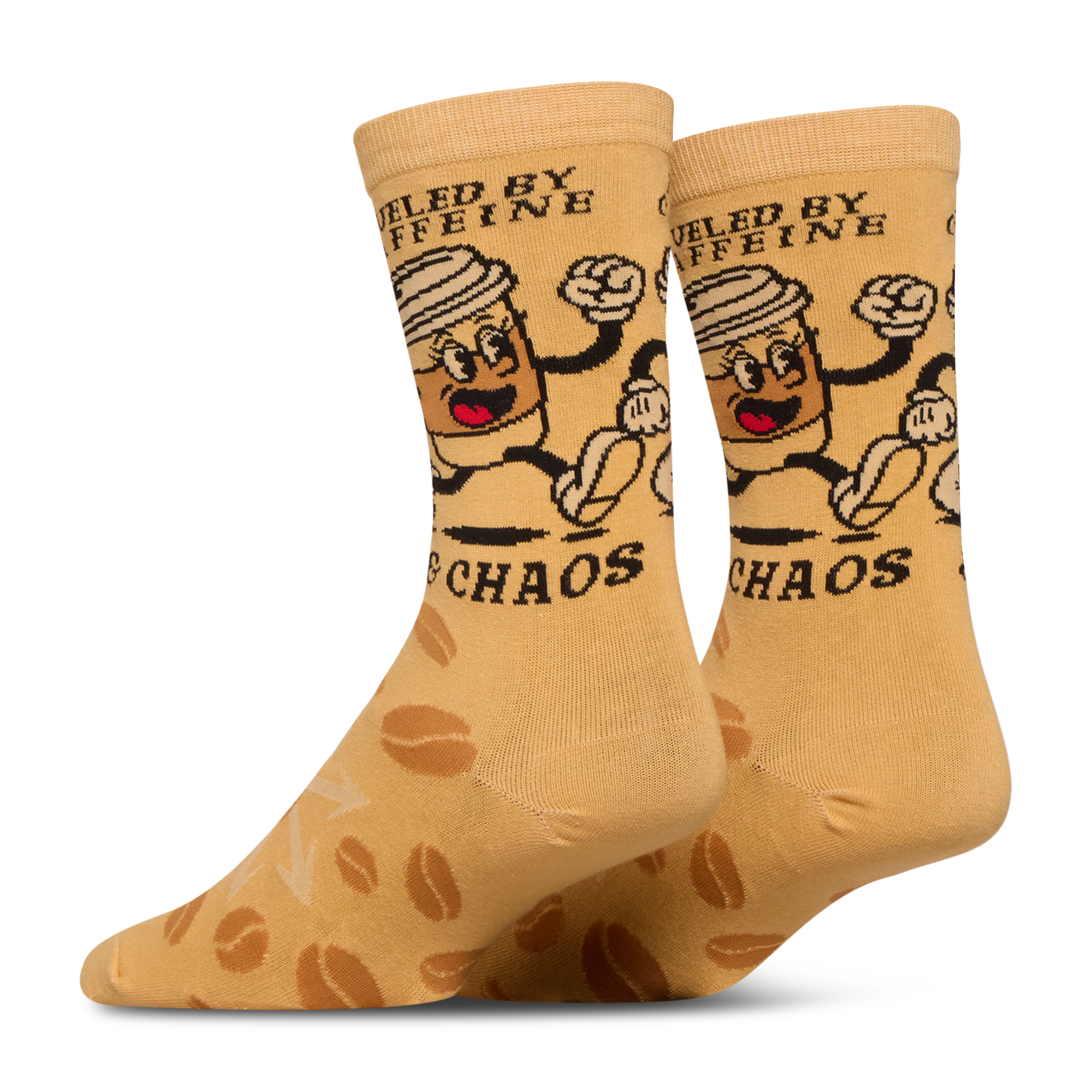 Fueled By Caffeine Crew Socks