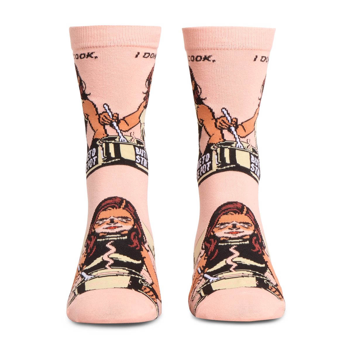 I Dont Cook, I Stir Crew Socks