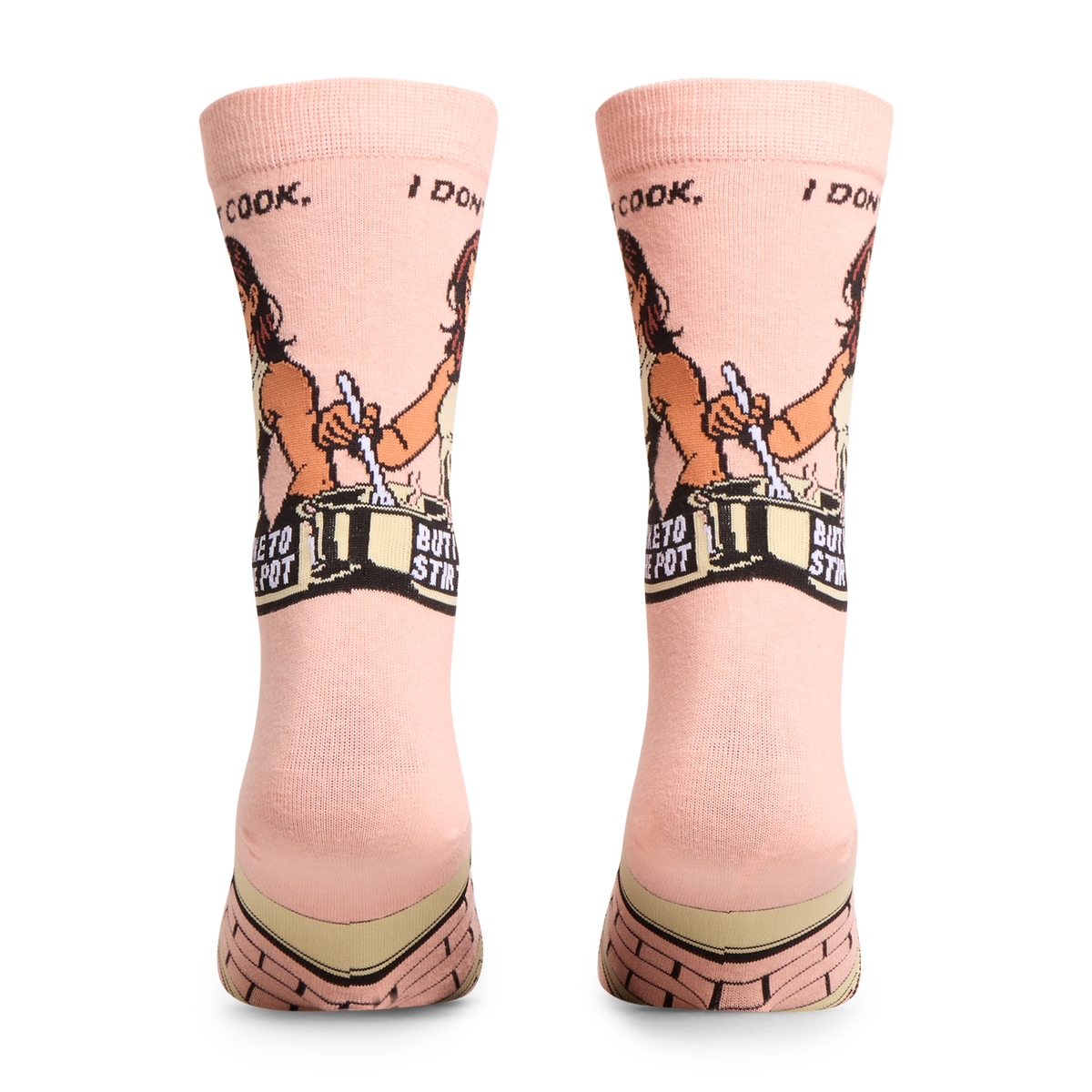 I Dont Cook, I Stir Crew Socks