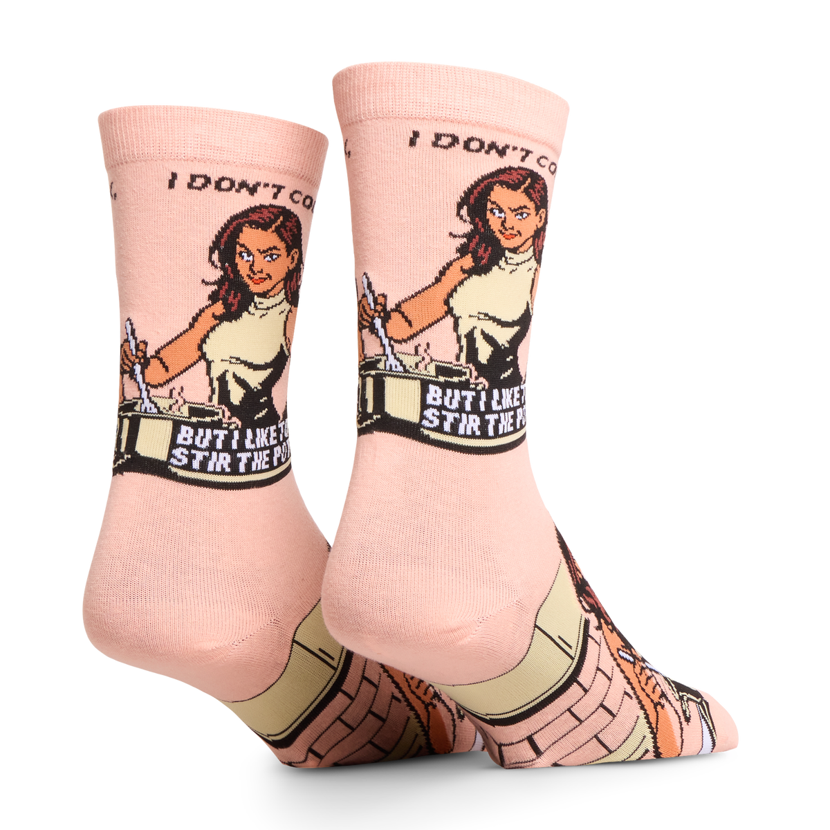 I Dont Cook, I Stir Crew Socks