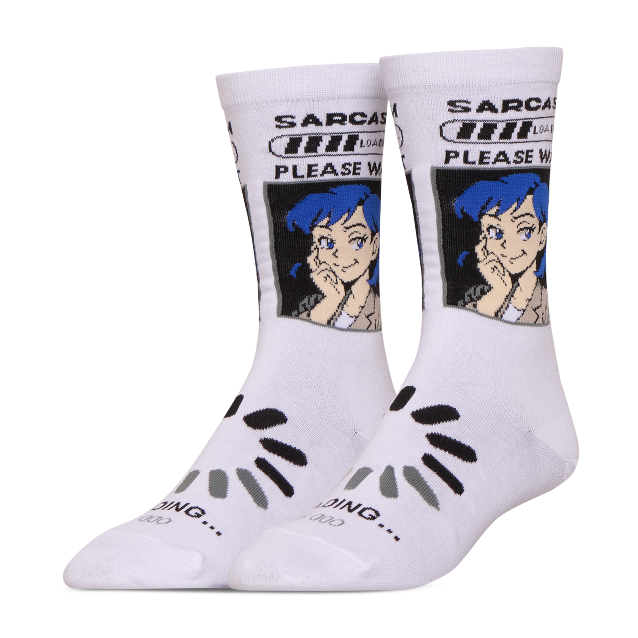 Sarcasm Loading Crew Socks