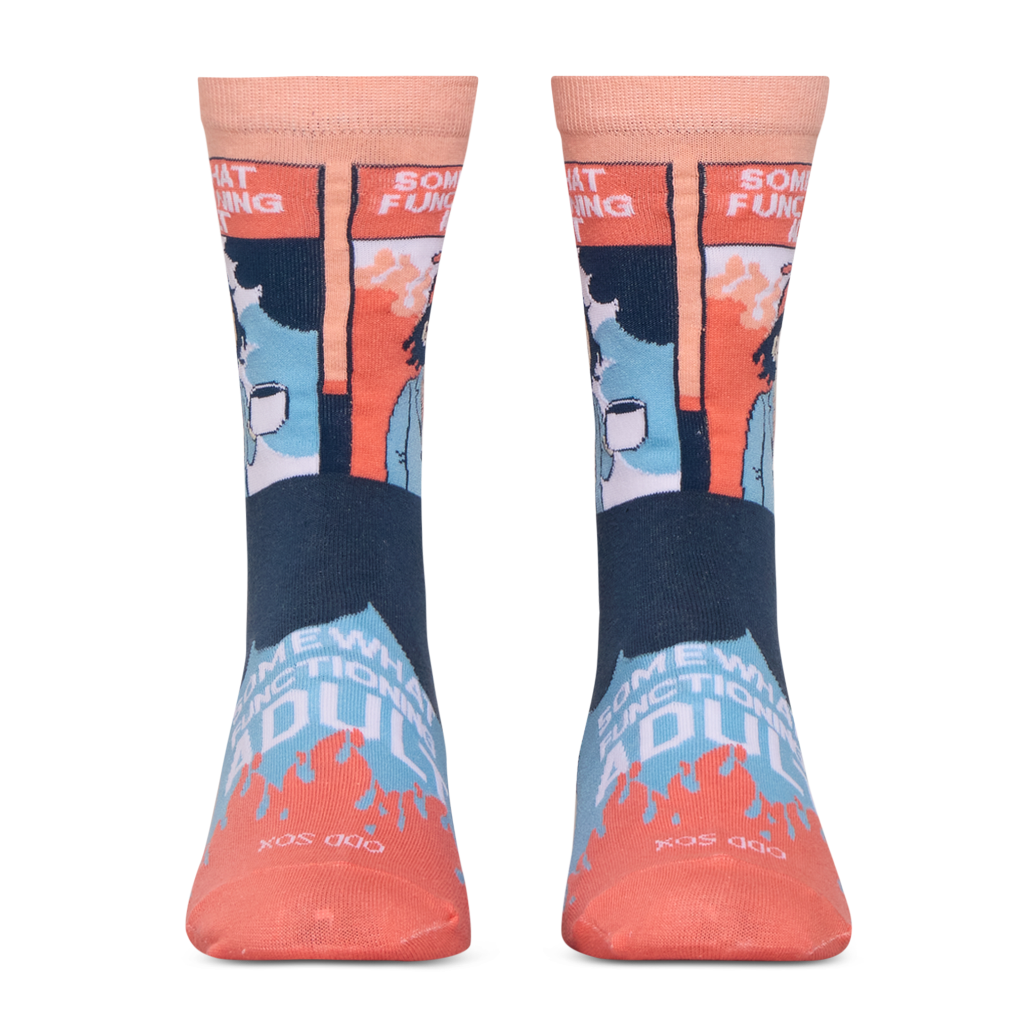 Somewhat Functioning Adult Crew Socks