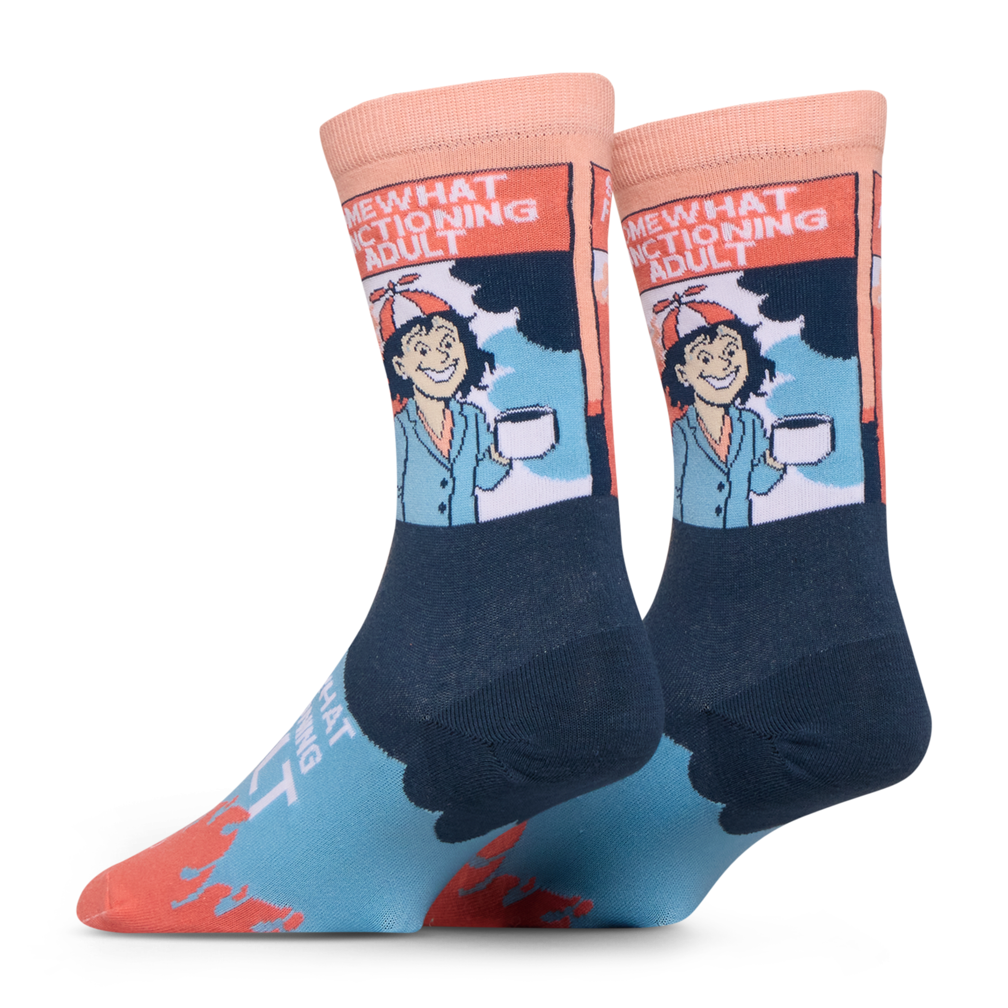 Somewhat Functioning Adult Crew Socks