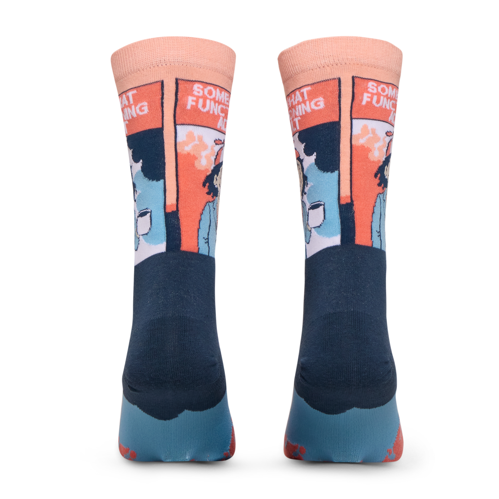 Somewhat Functioning Adult Crew Socks