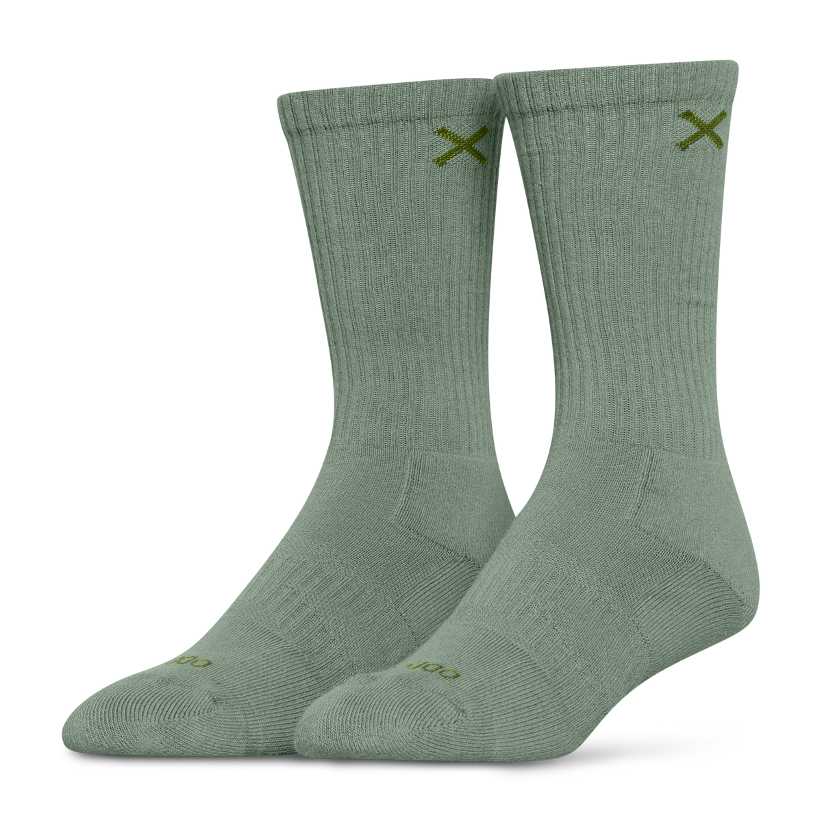 Basix Men's Everyday Crew Socks