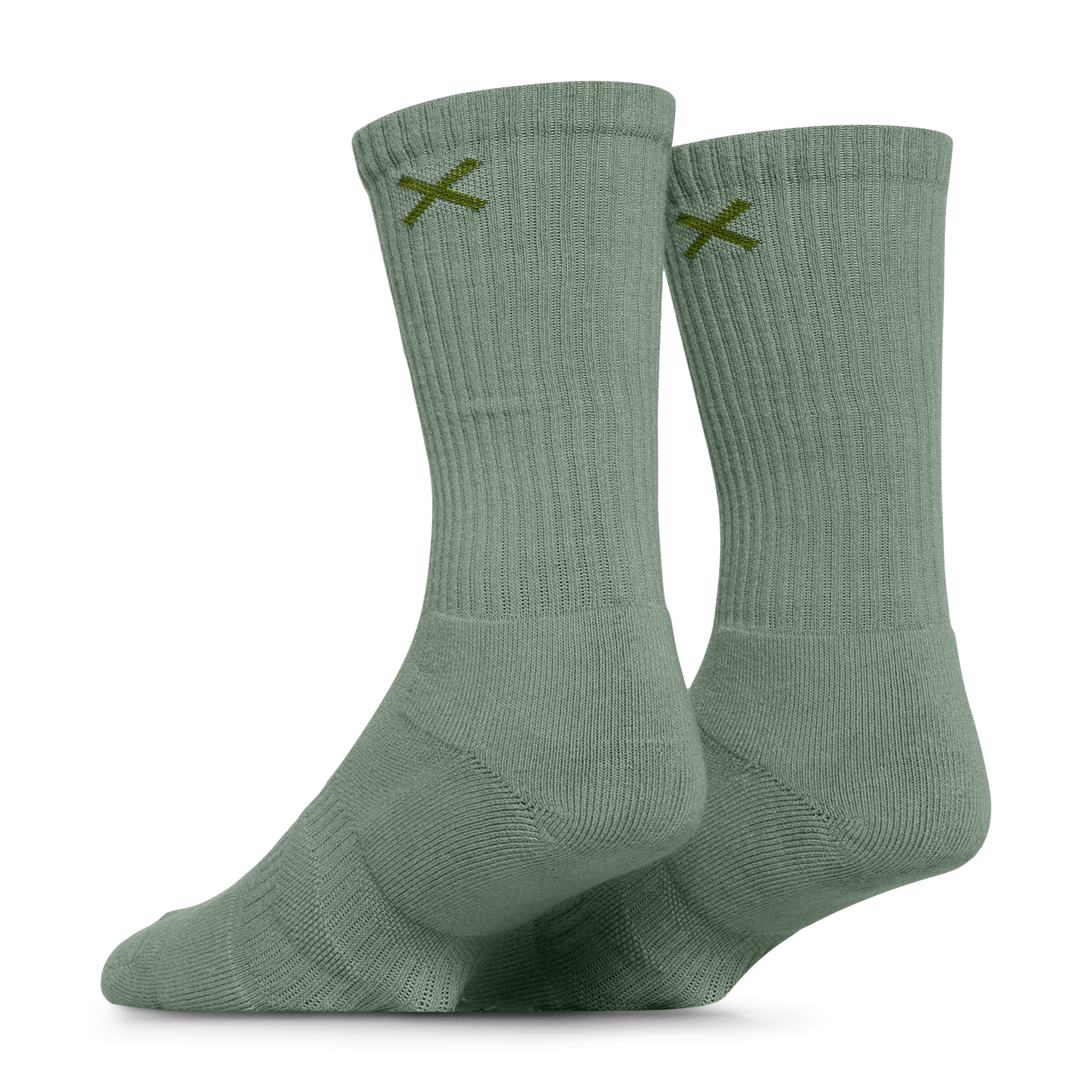 Basix Men's Everyday Crew Socks