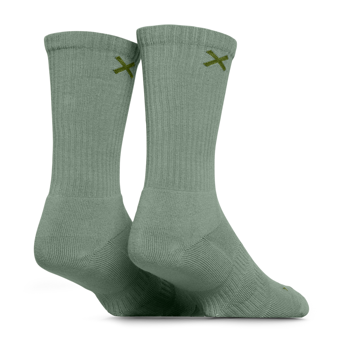 Basix Men's Everyday Crew Socks