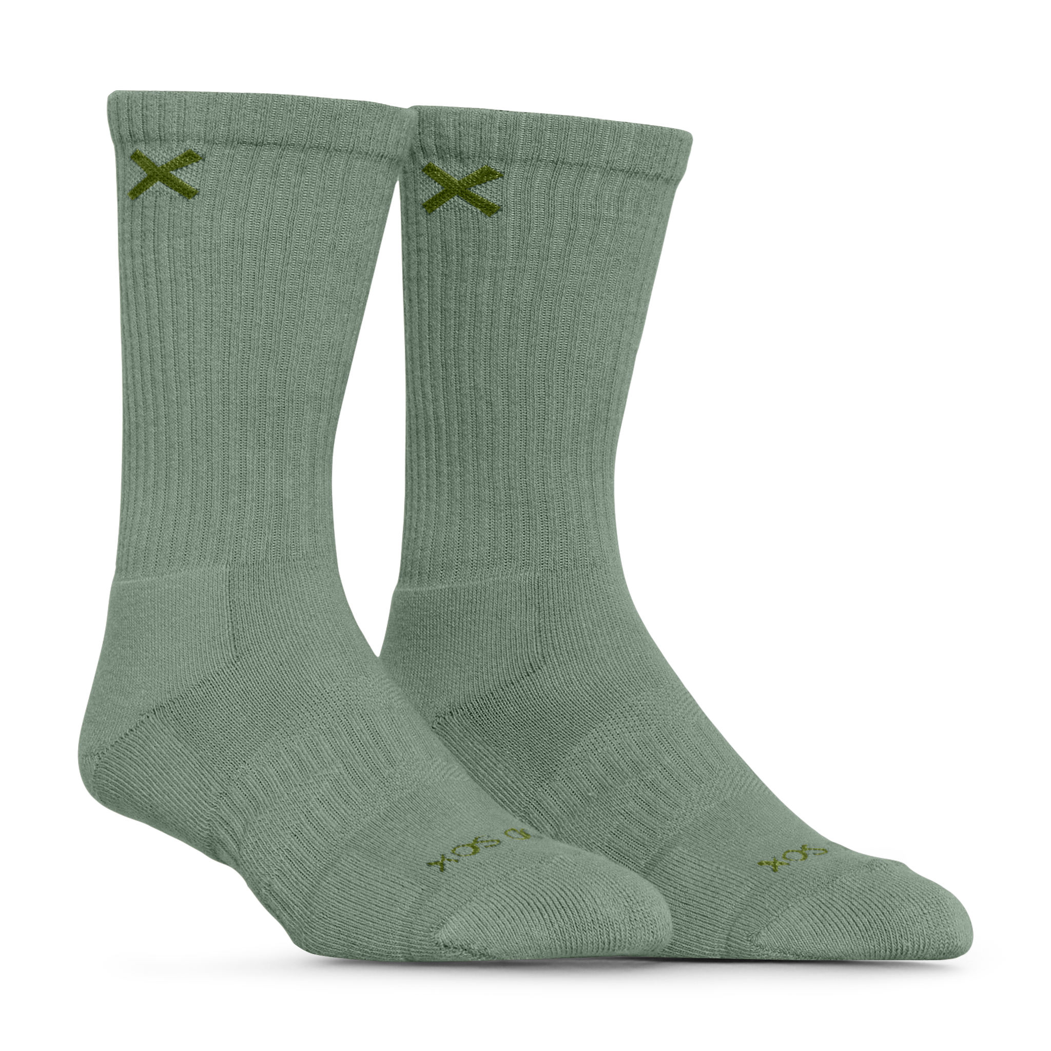 Basix Men's Everyday Crew Socks