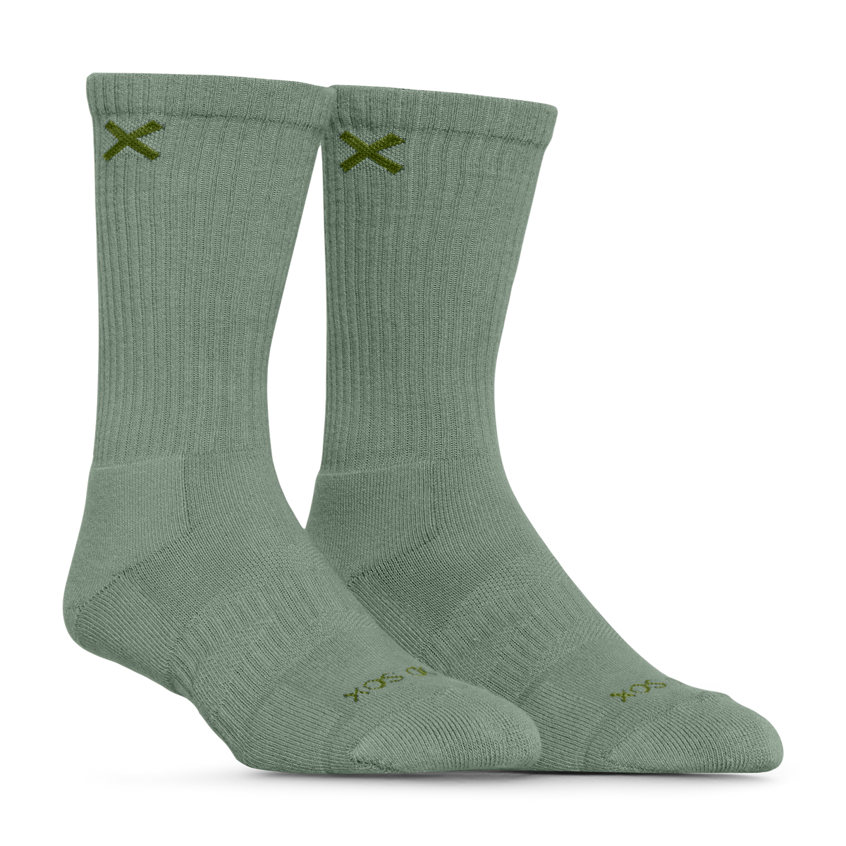 Basix Men's Everyday Crew Socks
