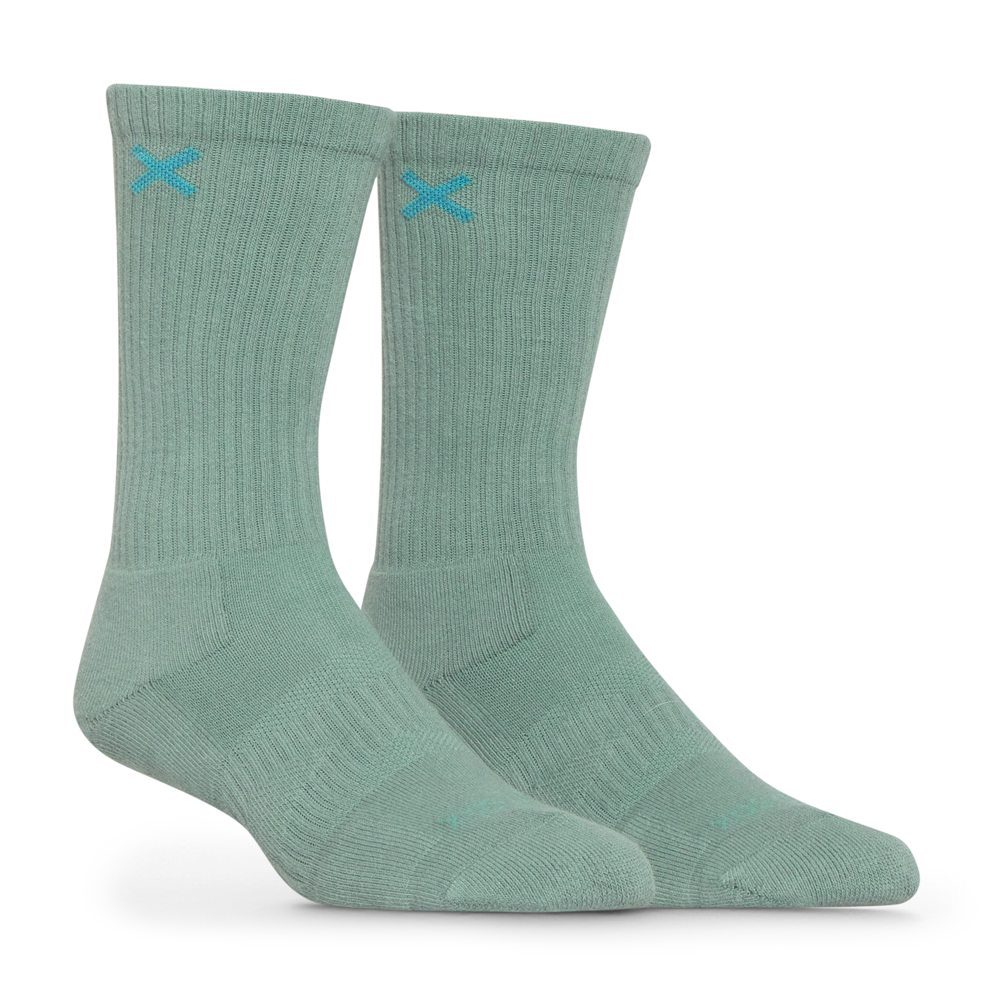 Basix Men's Everyday Crew Socks