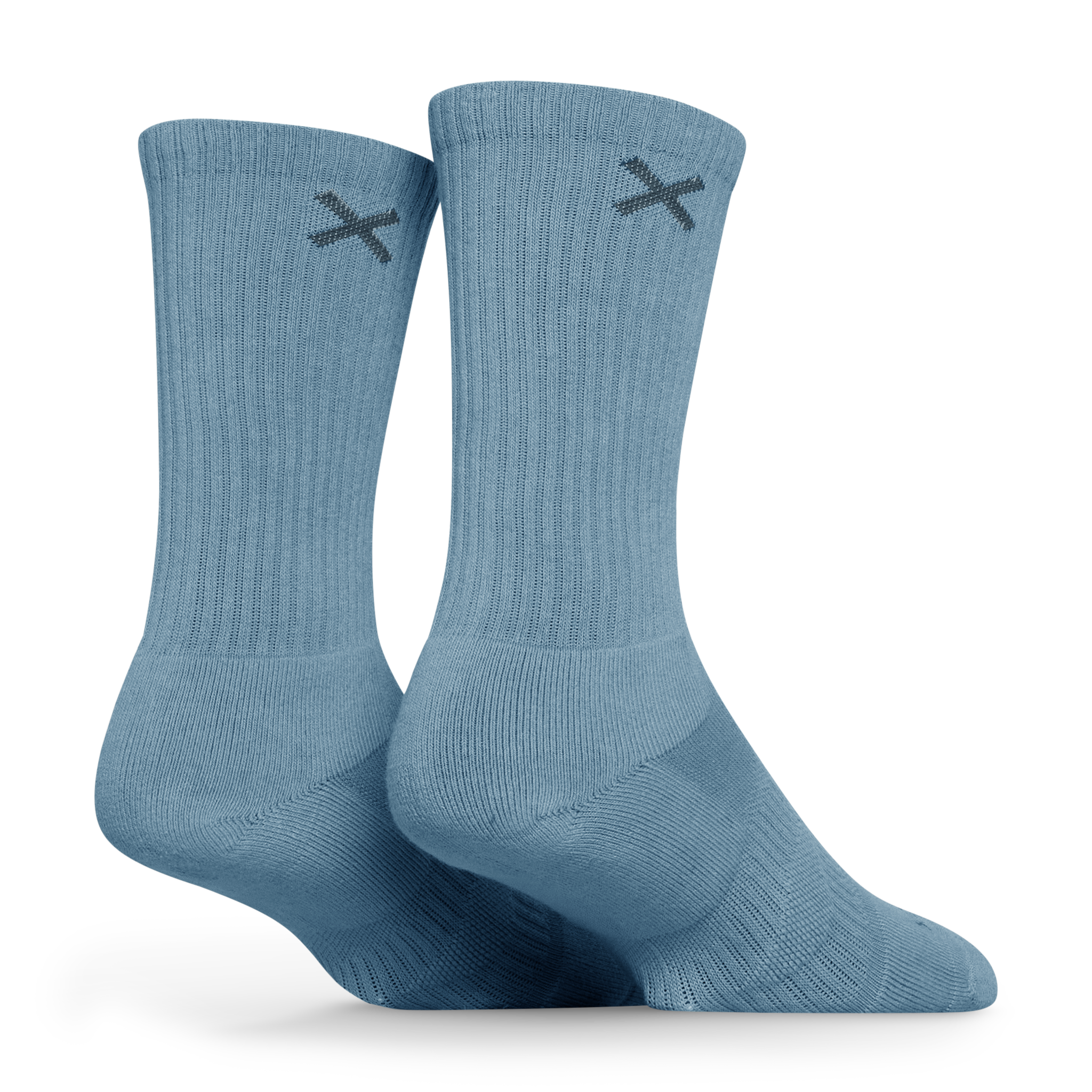 Basix Men's Everyday Crew Socks