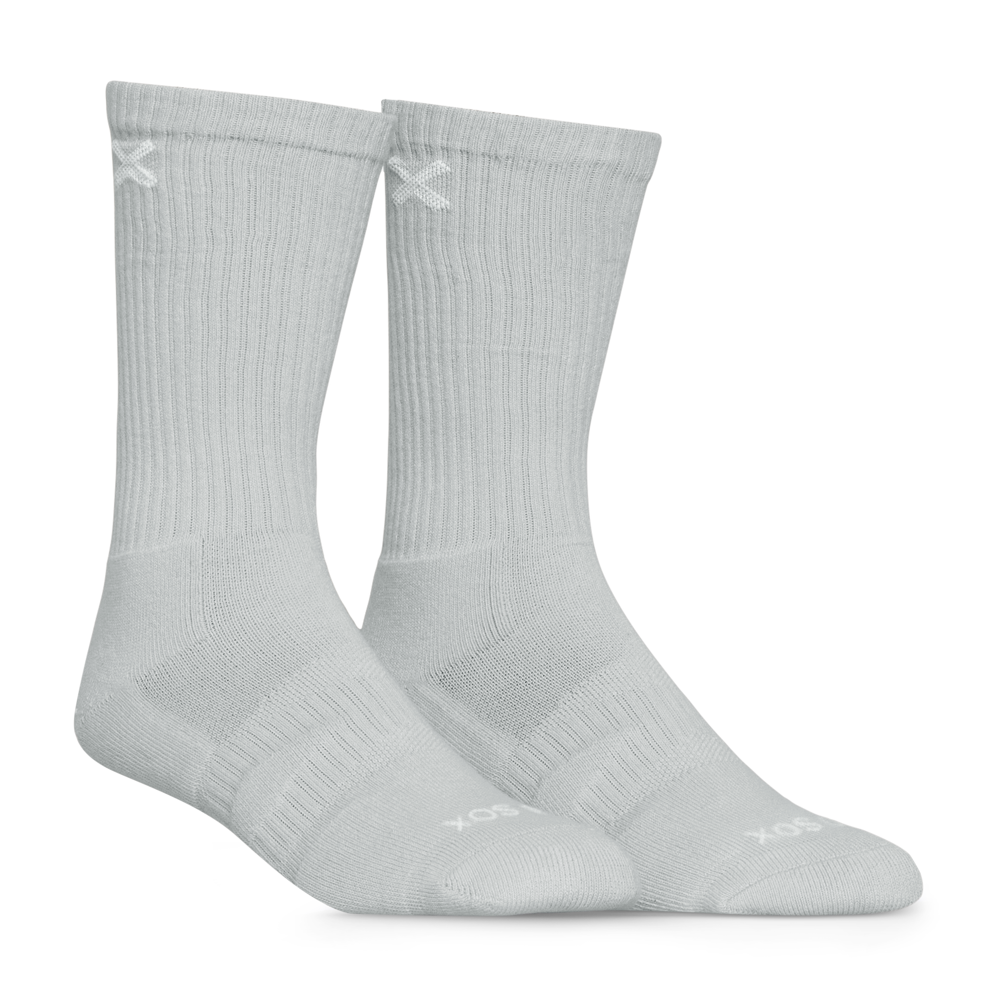 Basix Men's Everyday Crew Socks