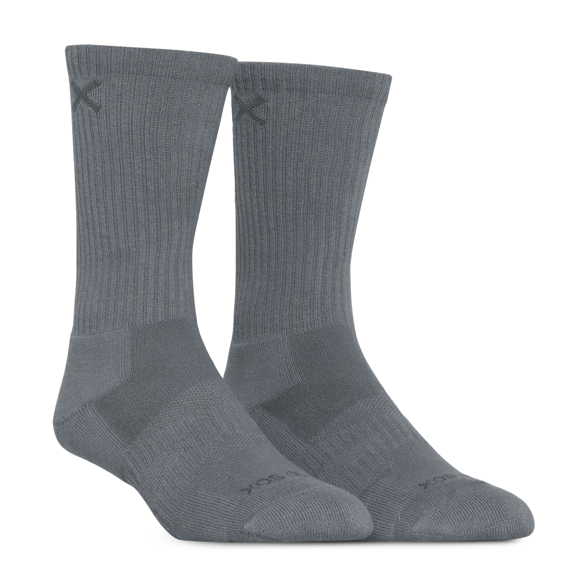 Basix Men's Everyday Crew Socks