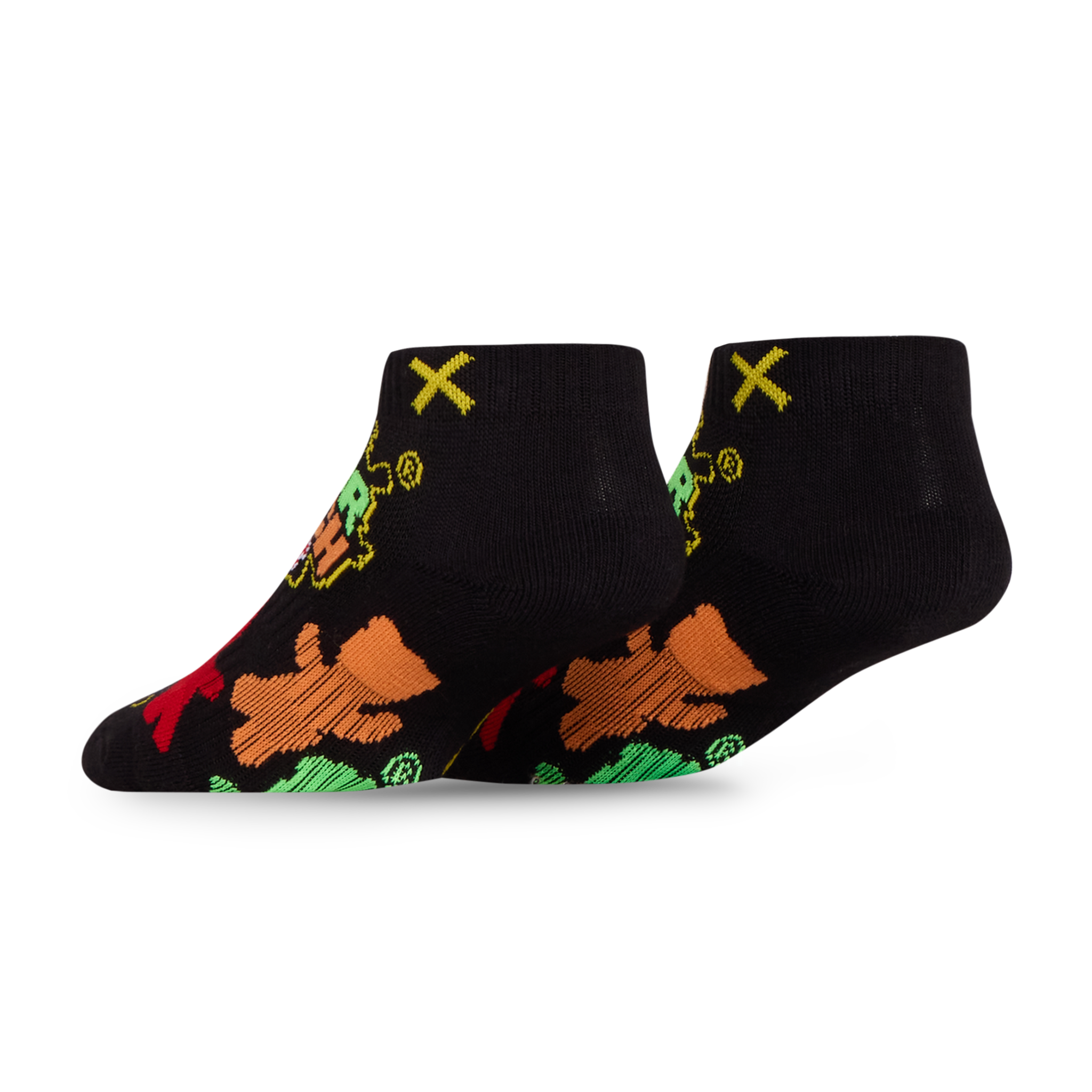Sour Patch Kids Black Ankle Socks
