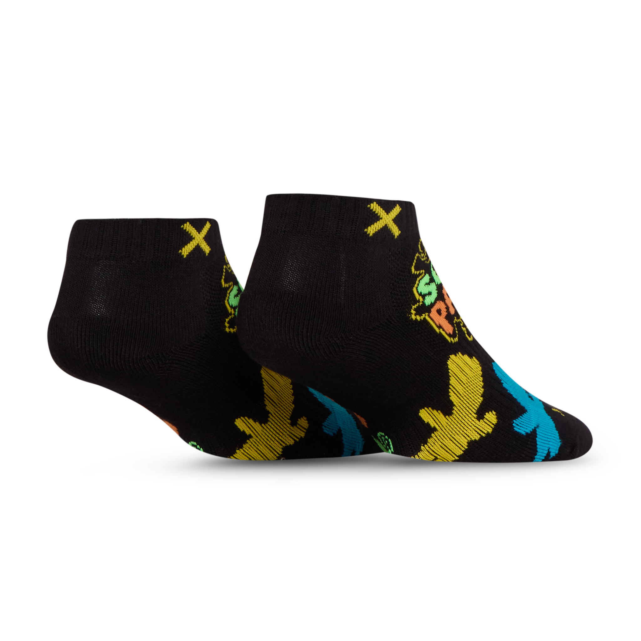 Sour Patch Kids Black Ankle Socks