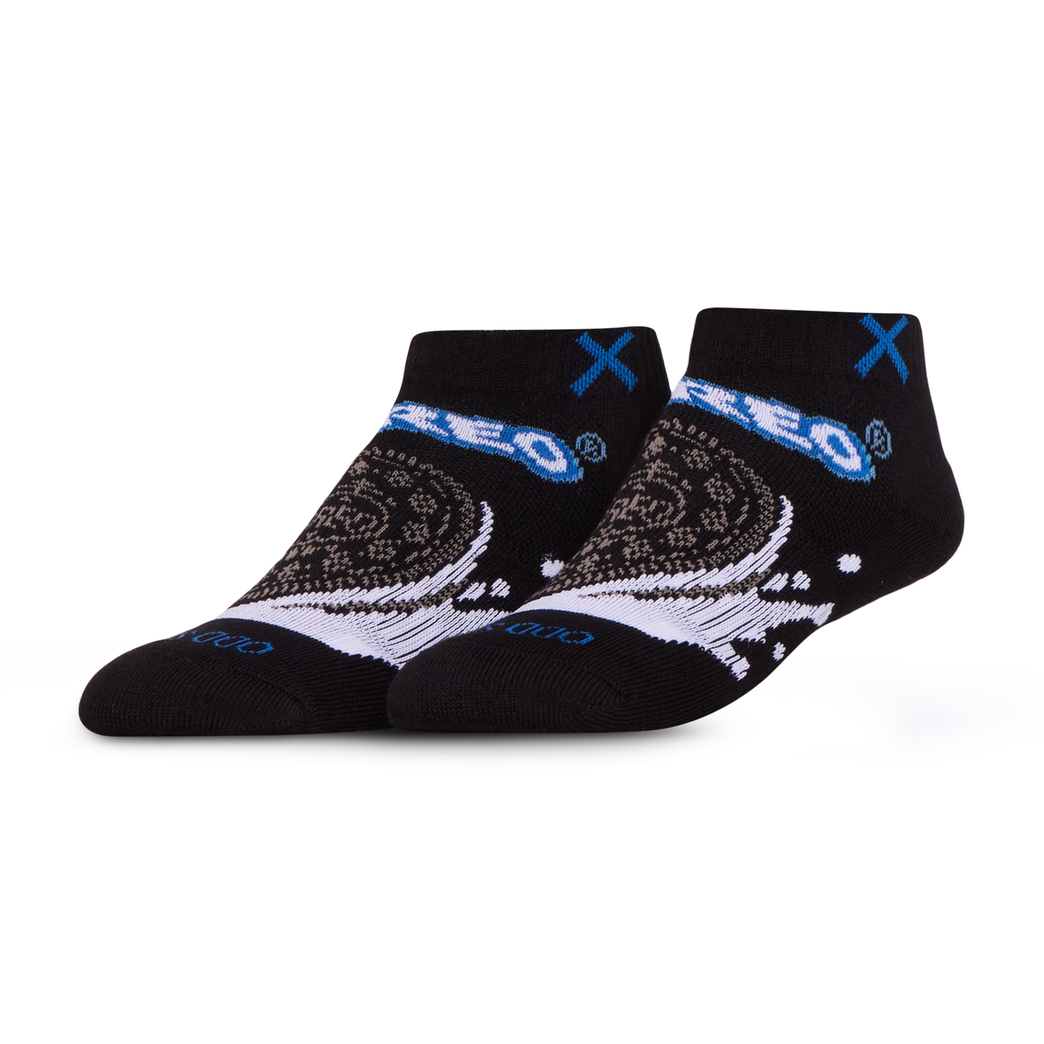 Oreo Black Ankle Socks