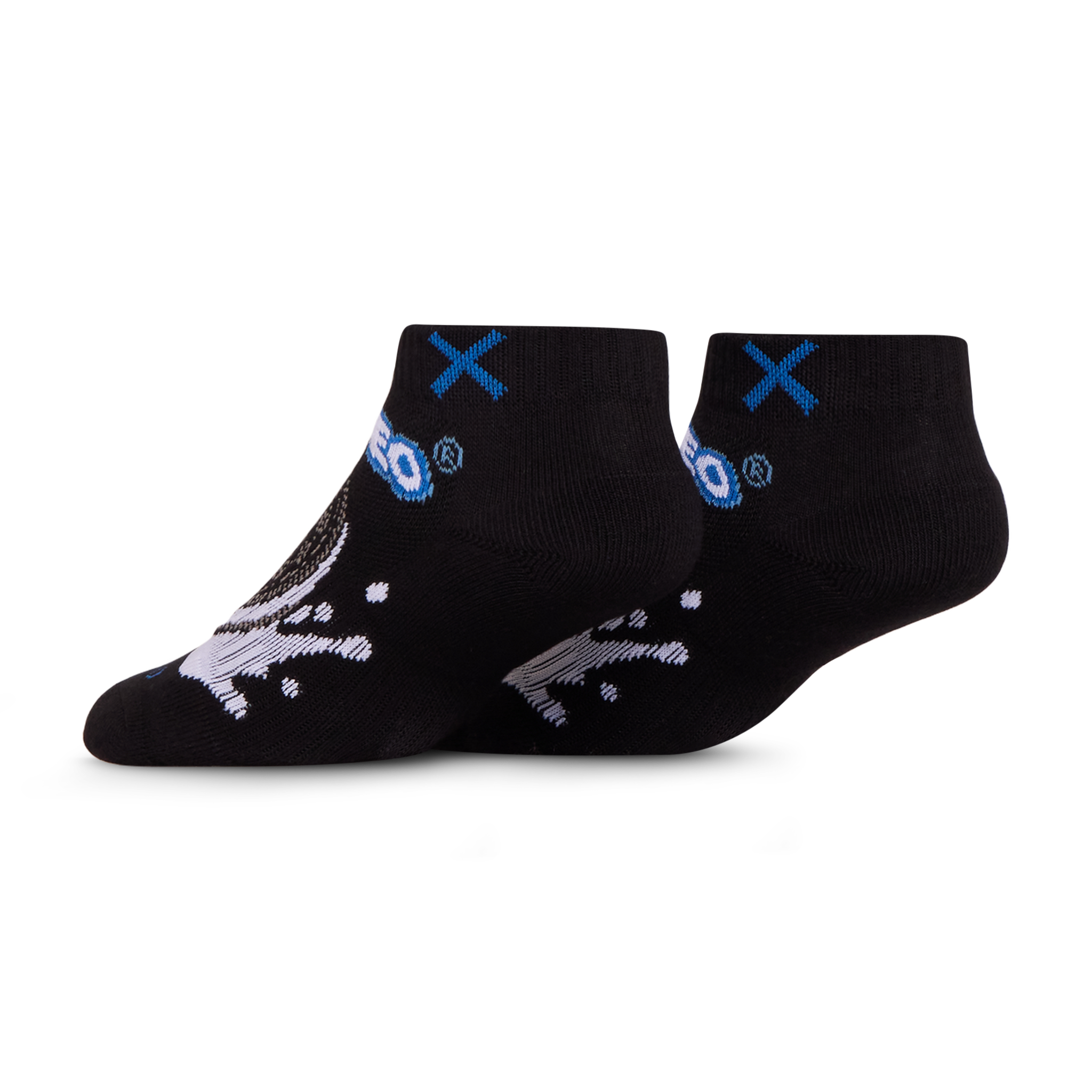 Oreo Black Ankle Socks