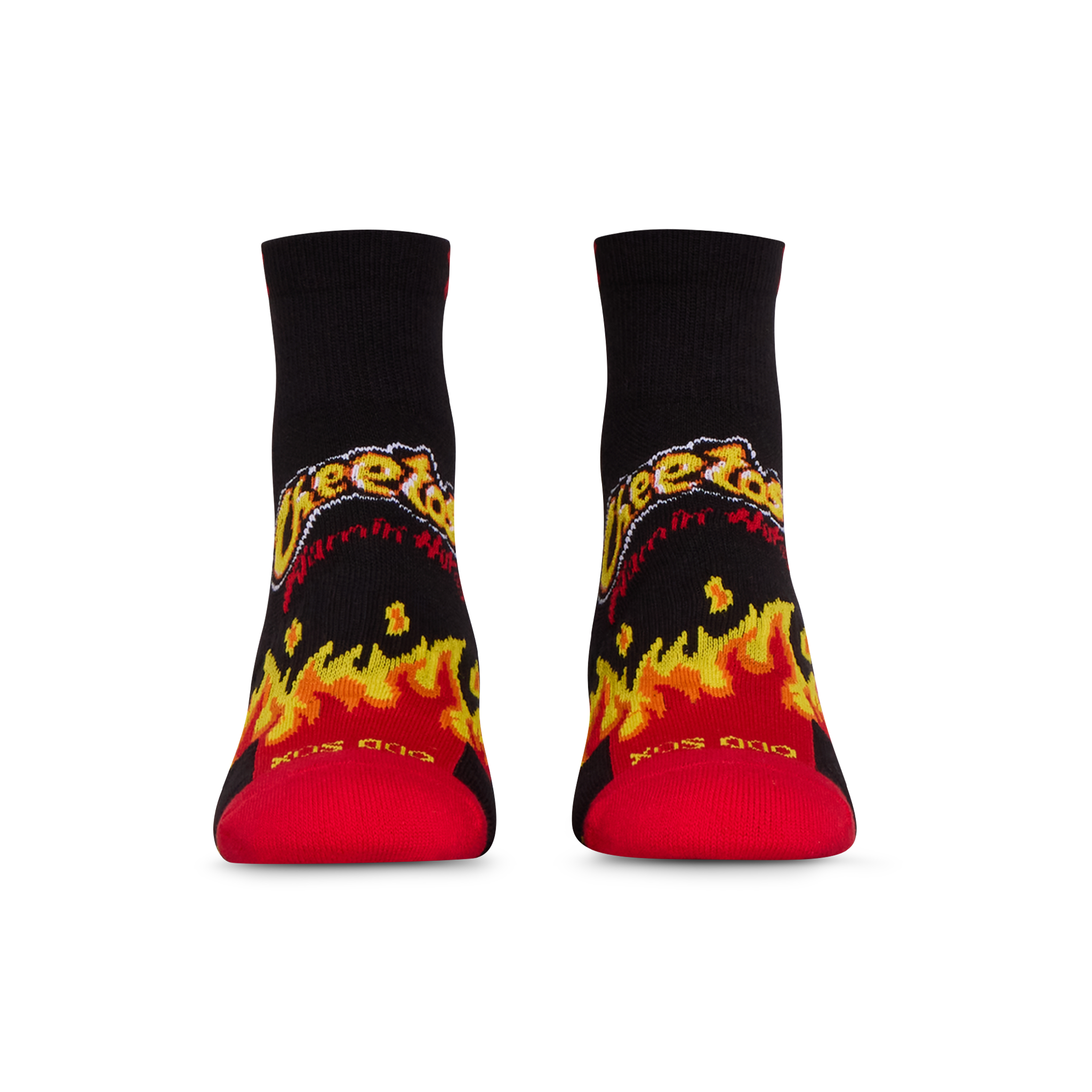 Cheetos Flamin' Hot Quarter Socks
