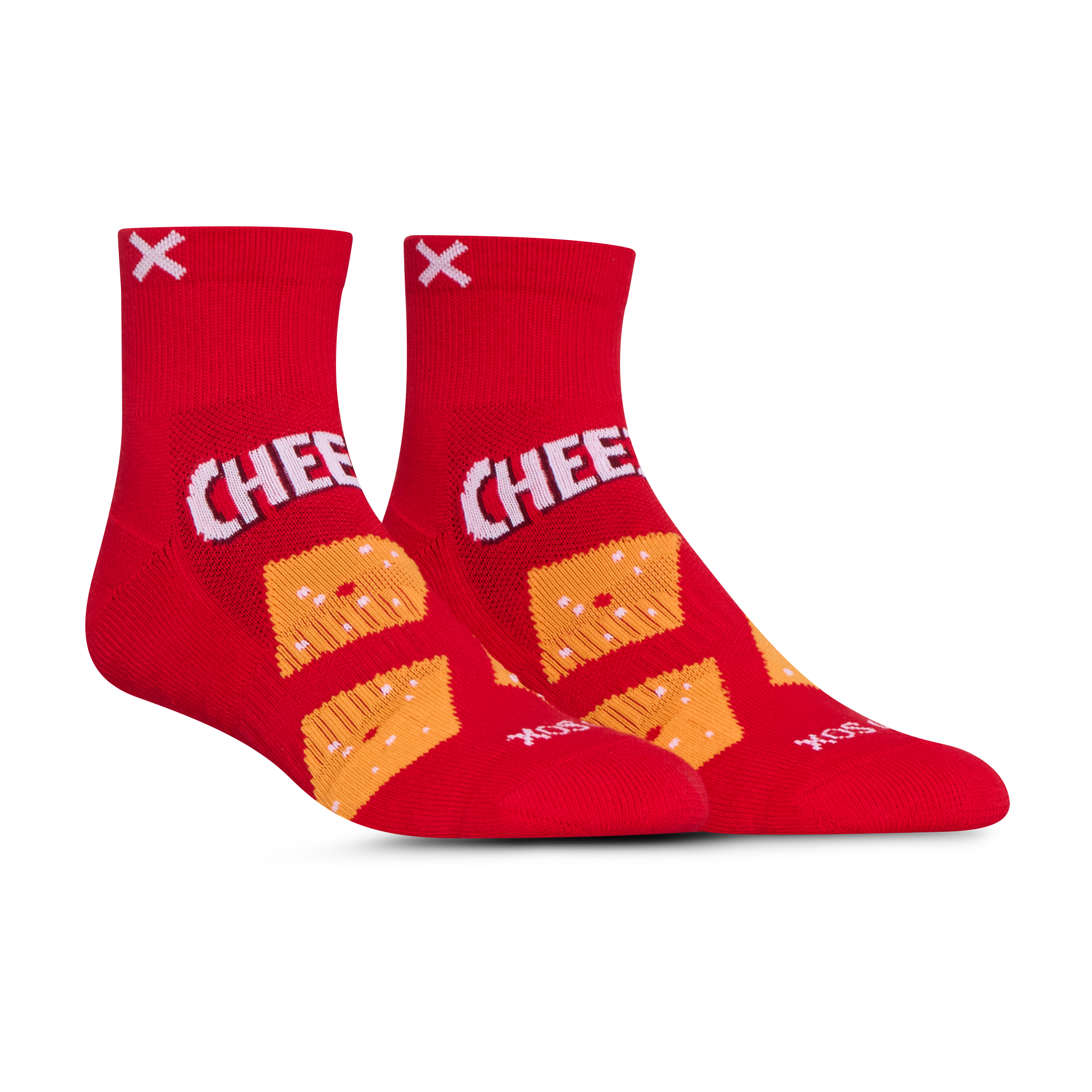 Cheez-It Quarter Socks