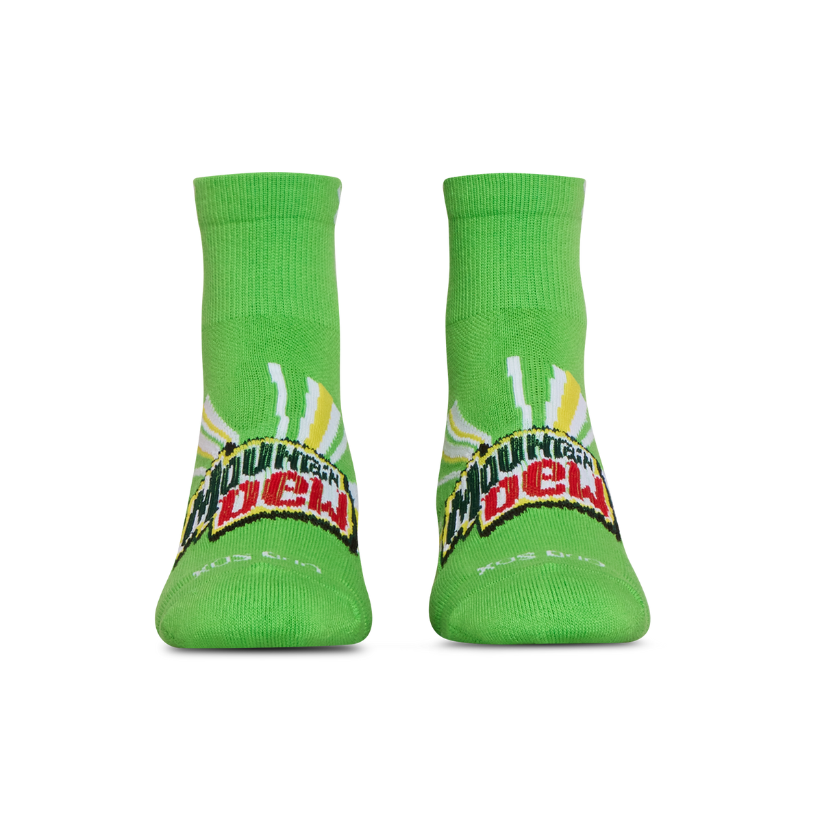 Mountain Dew Quarter Socks