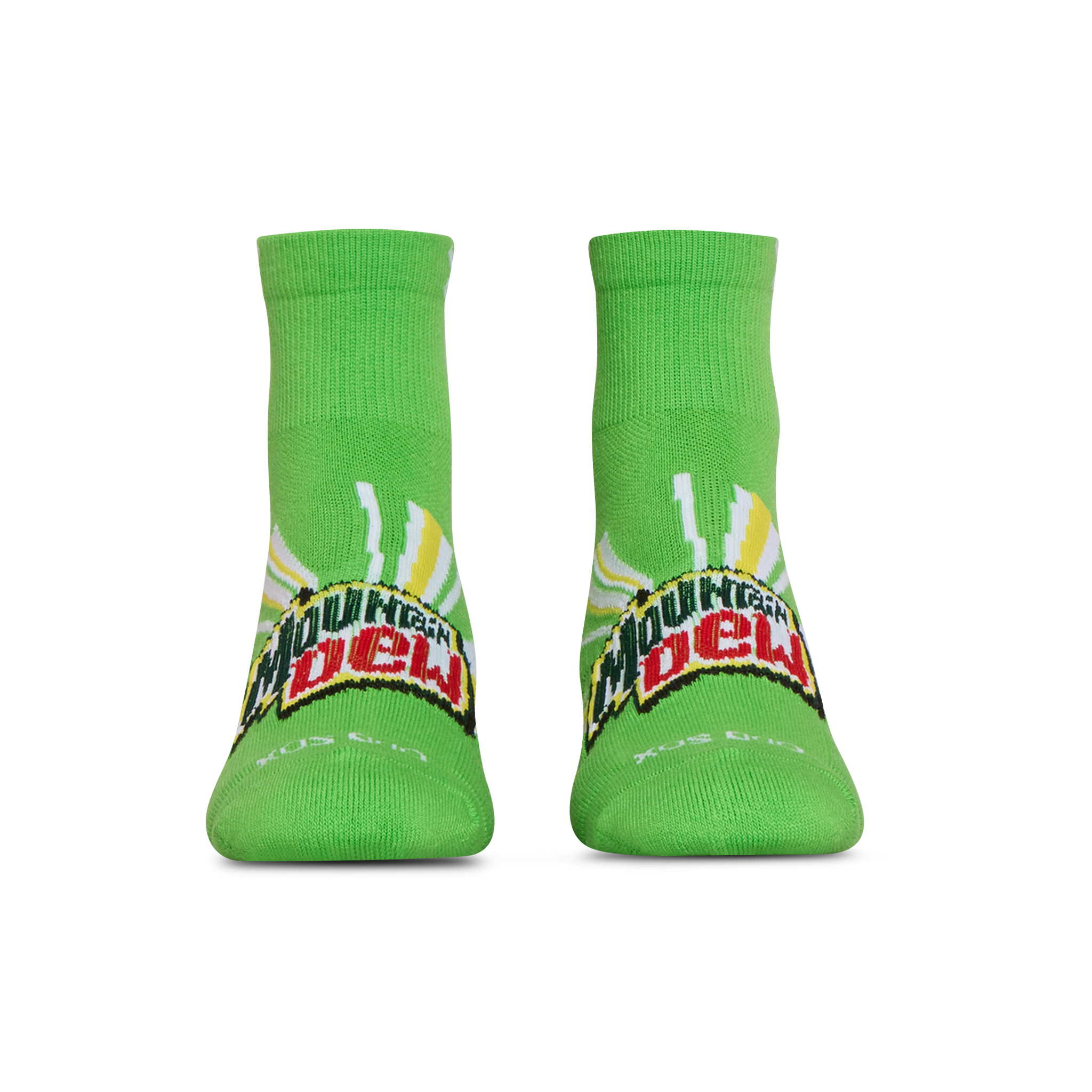 Mountain Dew Quarter Socks