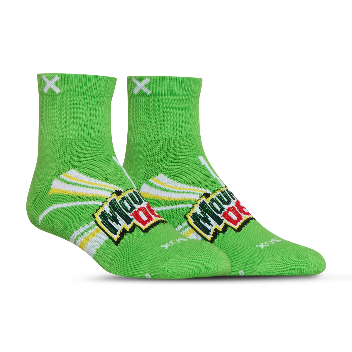 Mountain Dew Quarter Socks