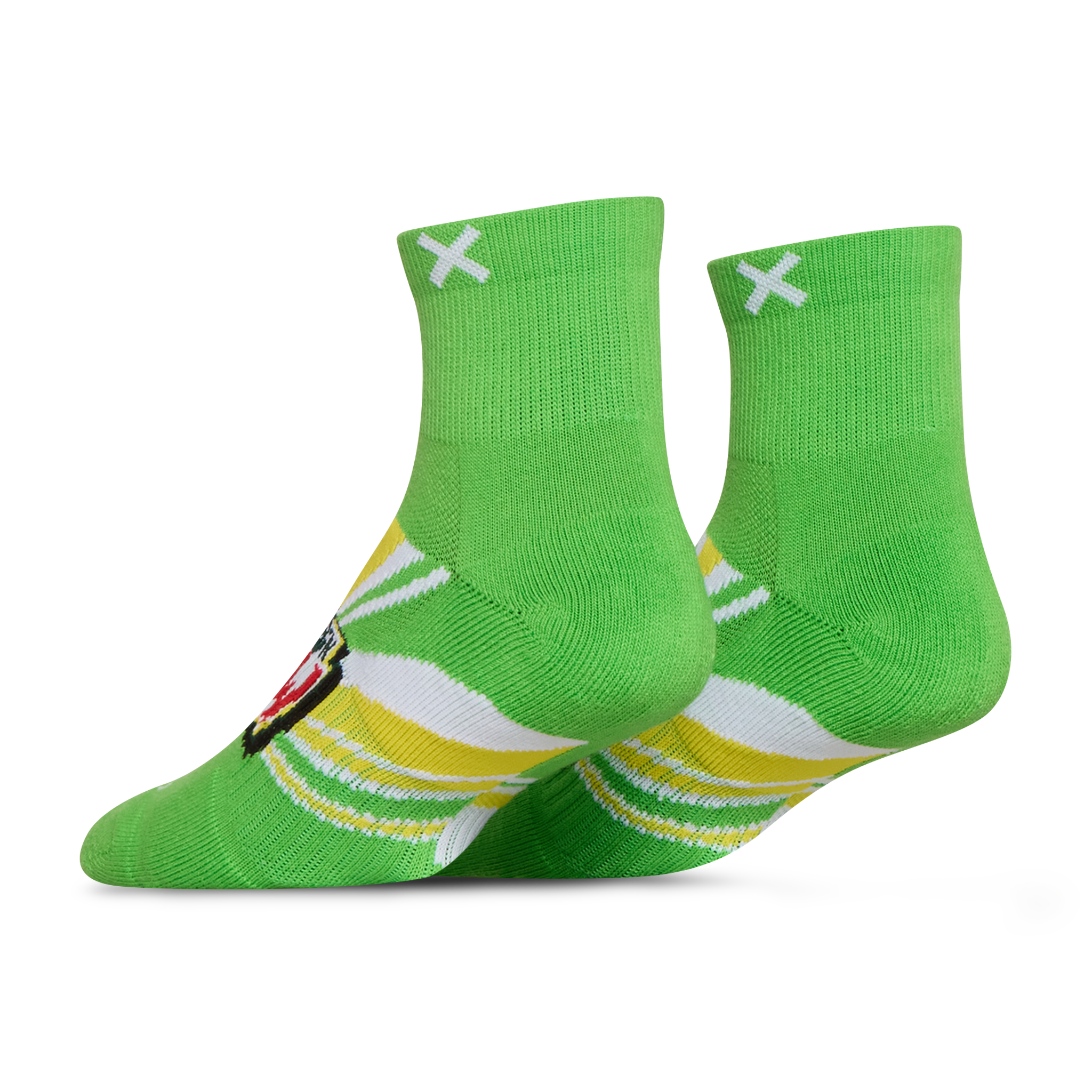 Mountain Dew Quarter Socks