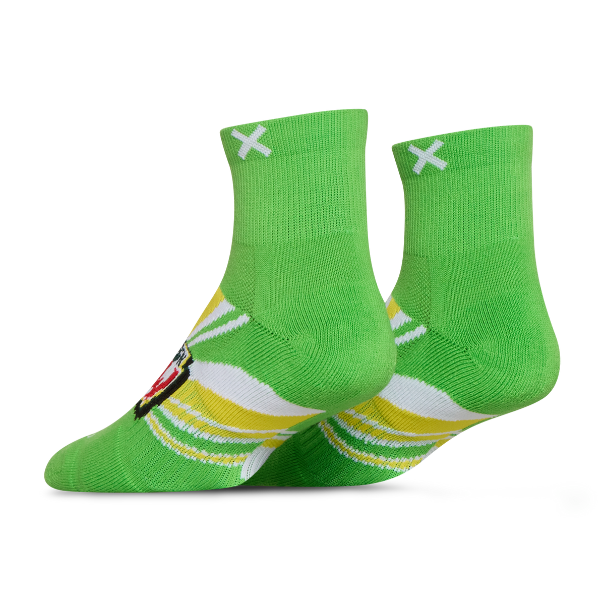 Mountain Dew Quarter Socks