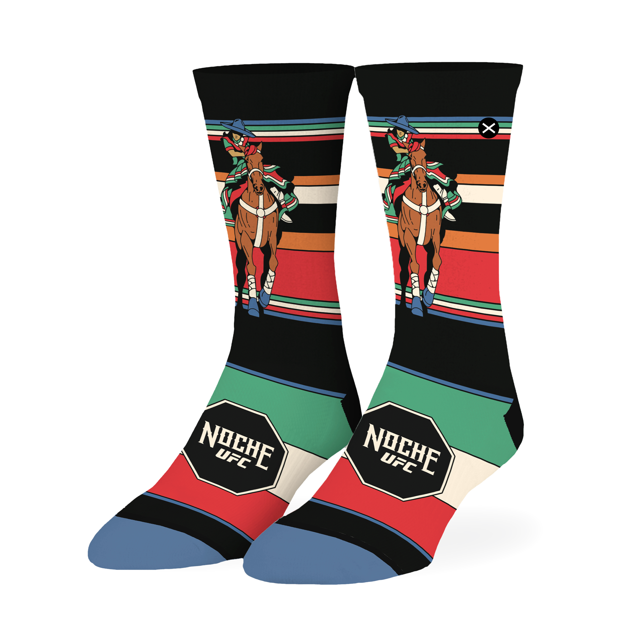 Noche UFC La Escaramuza Men's Crew Socks
